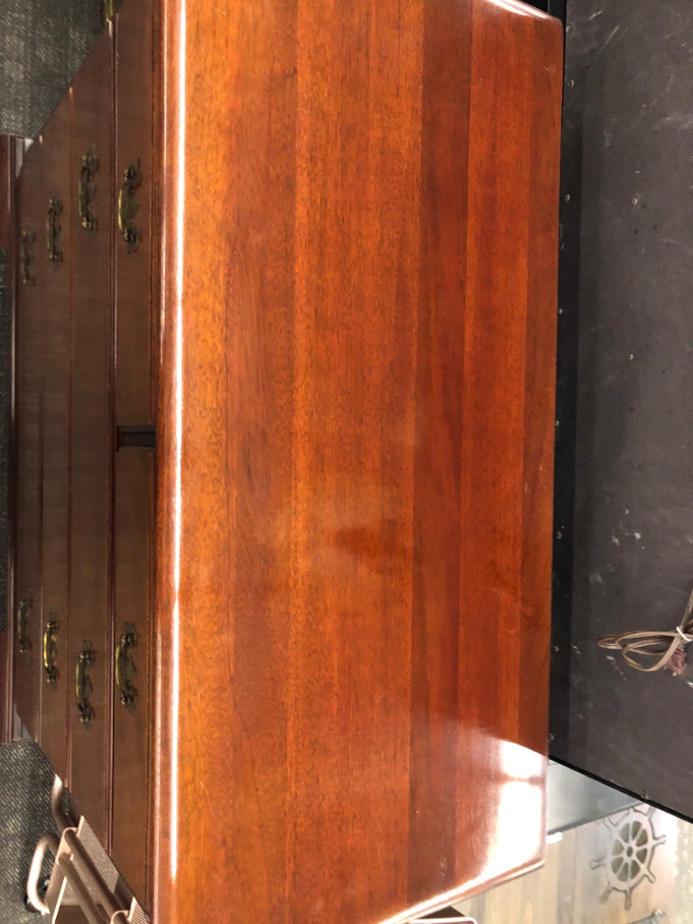 5-DRAWER KLING FACTORY DRK BROWN DRESSER.