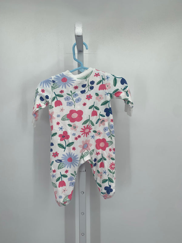 Carters Size 3 Months Girls Long Slv. Romper