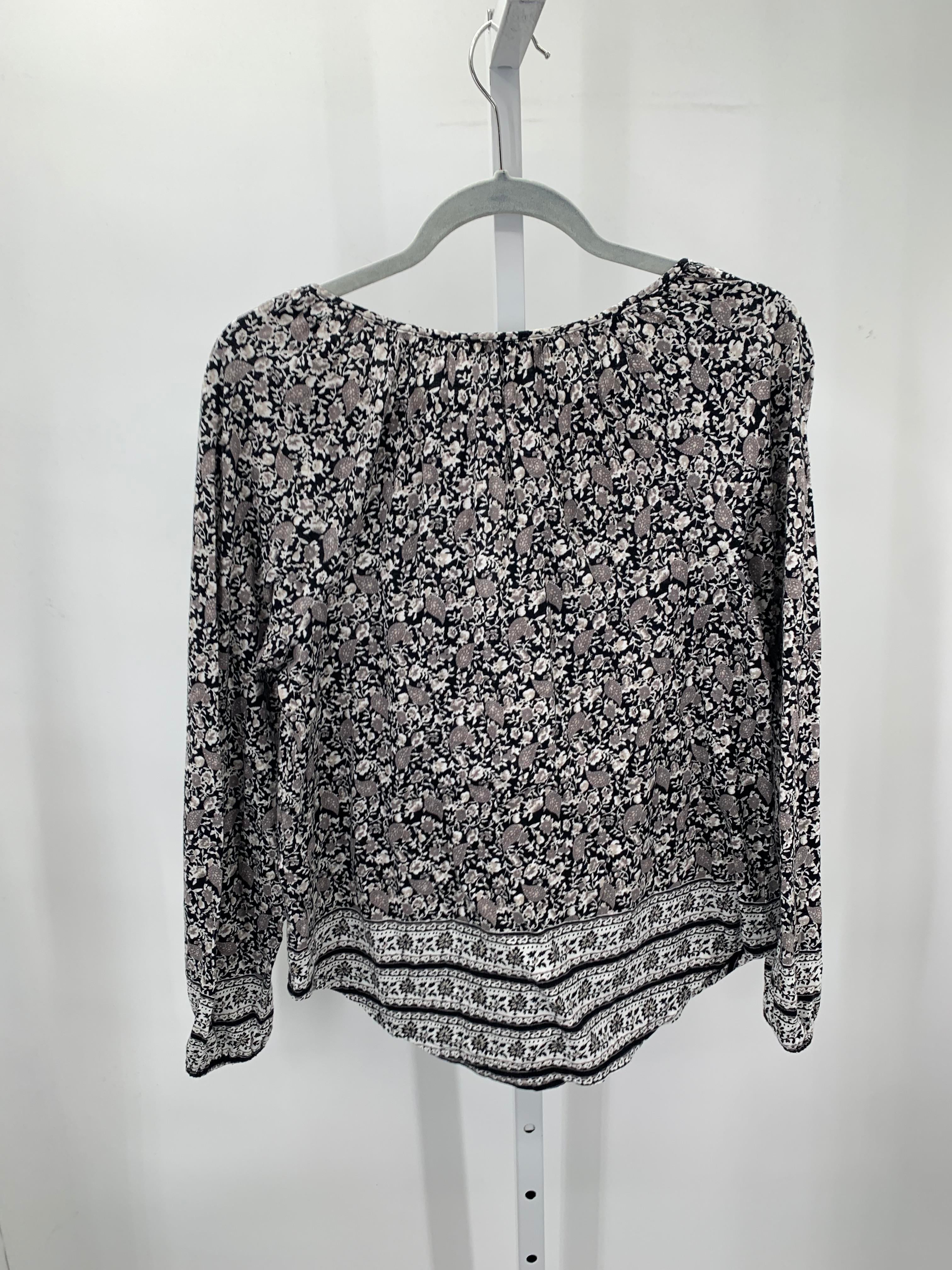 Lucky Brand Size Small Misses Long Sleeve Shirt