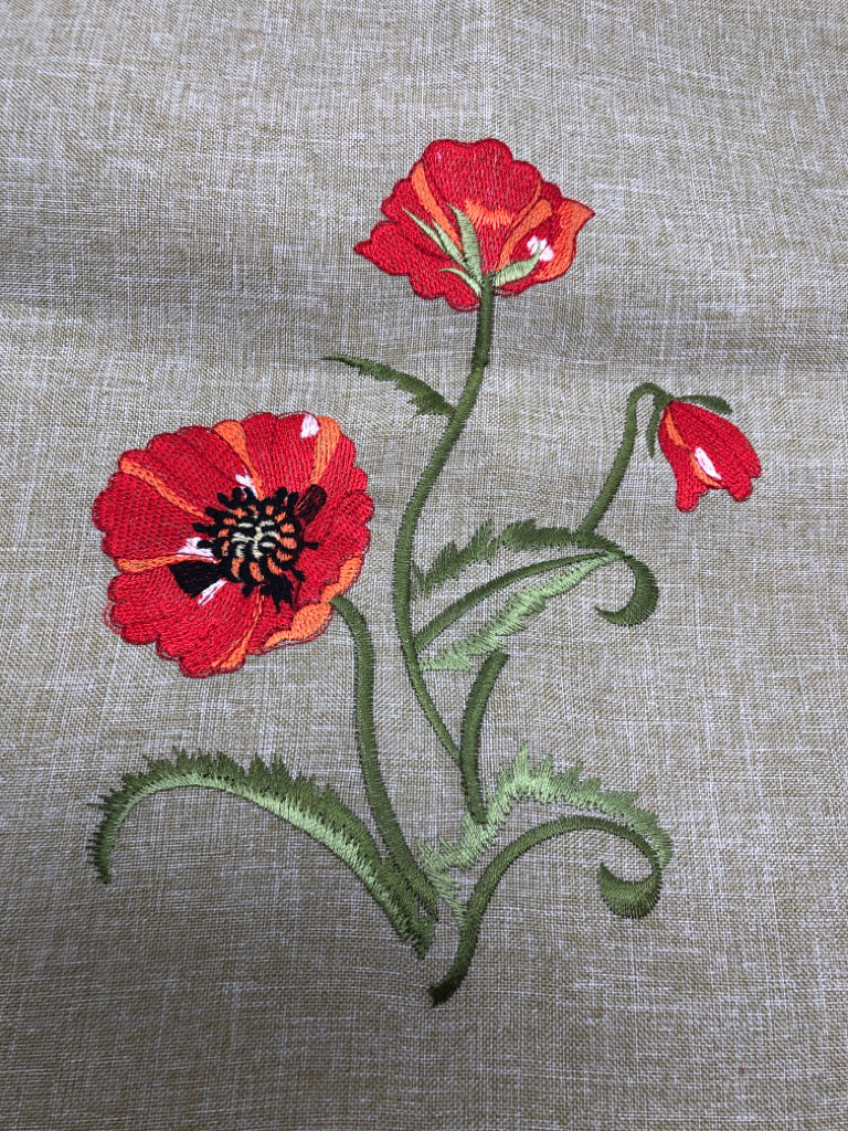 MARIGOLD FABRIC TABLE RUNNER.