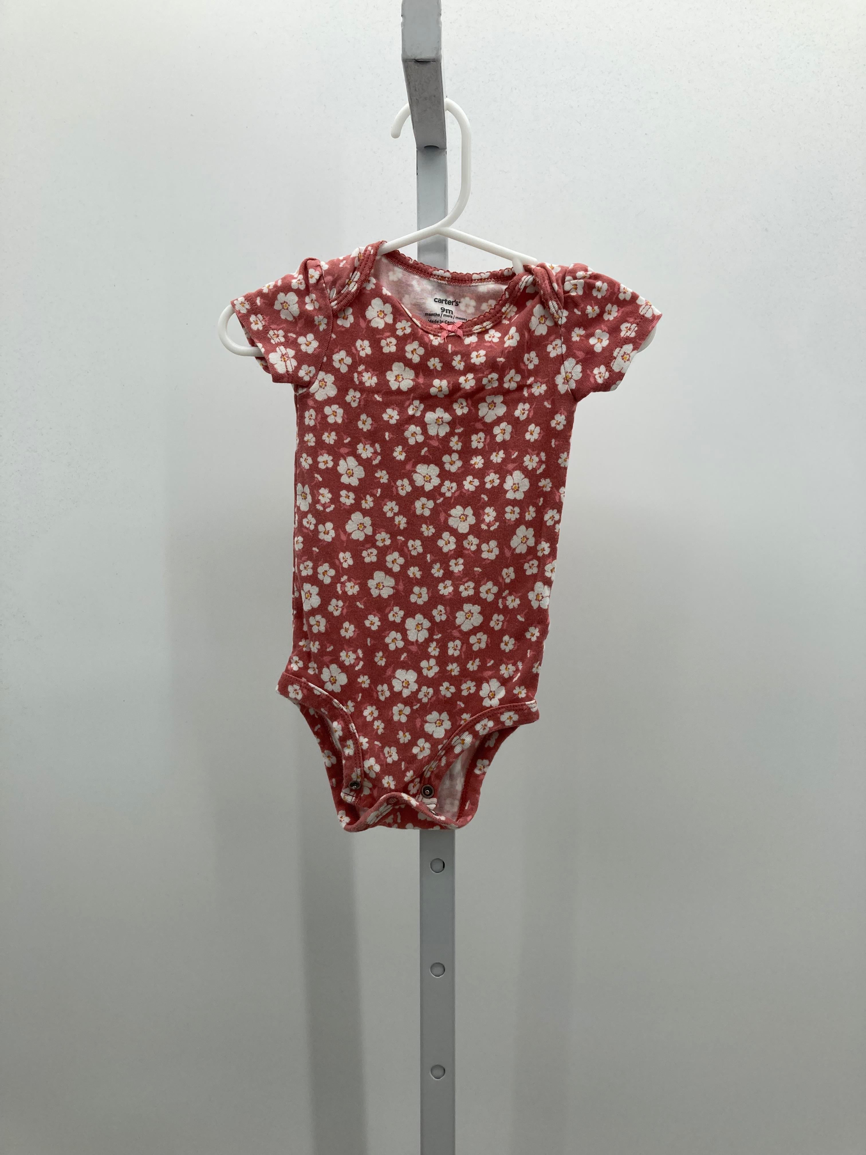 Carters Size 9 Months Girls Short Sleeve Shirt