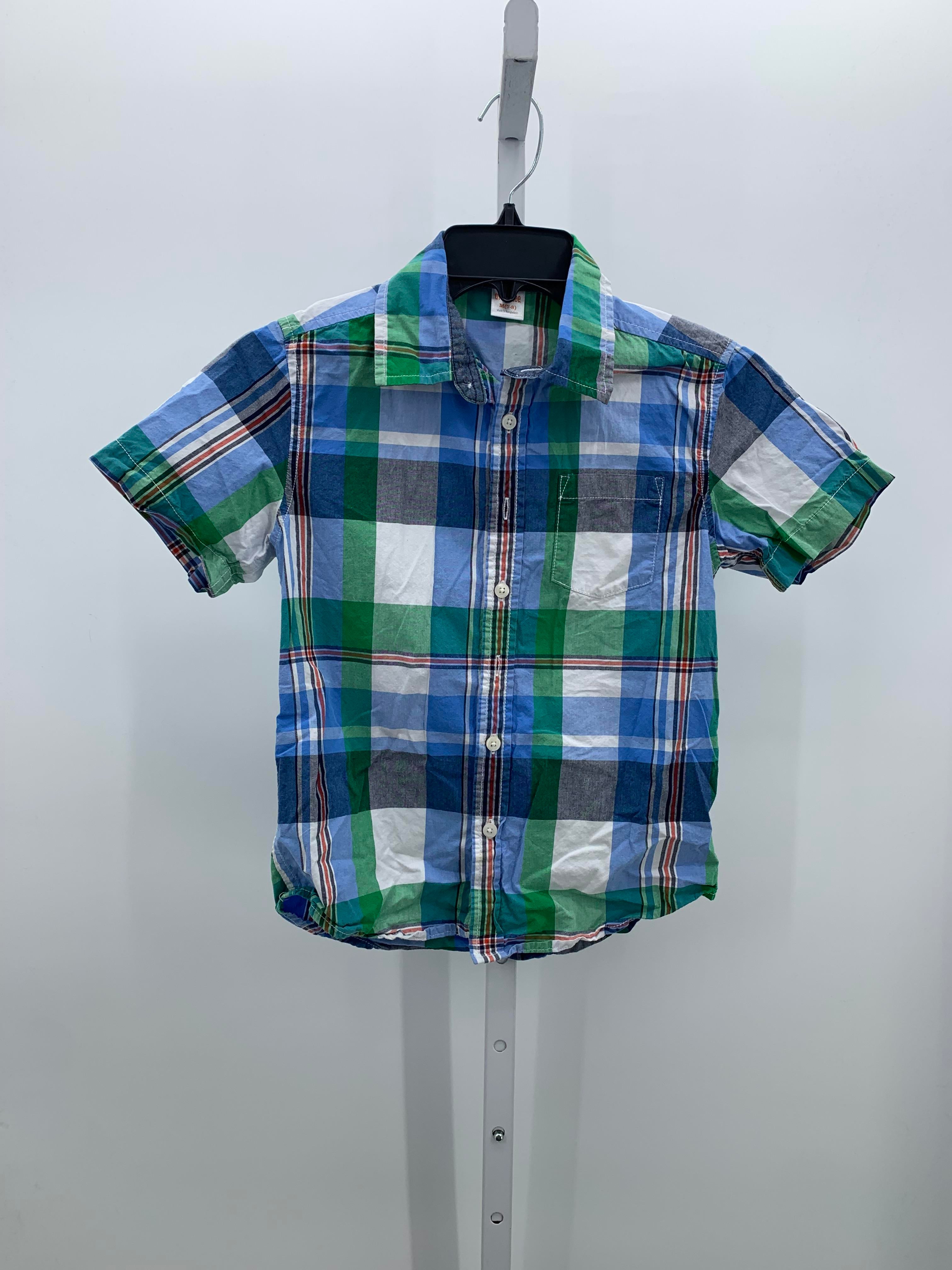 GREEN PLAID BTN DOWN