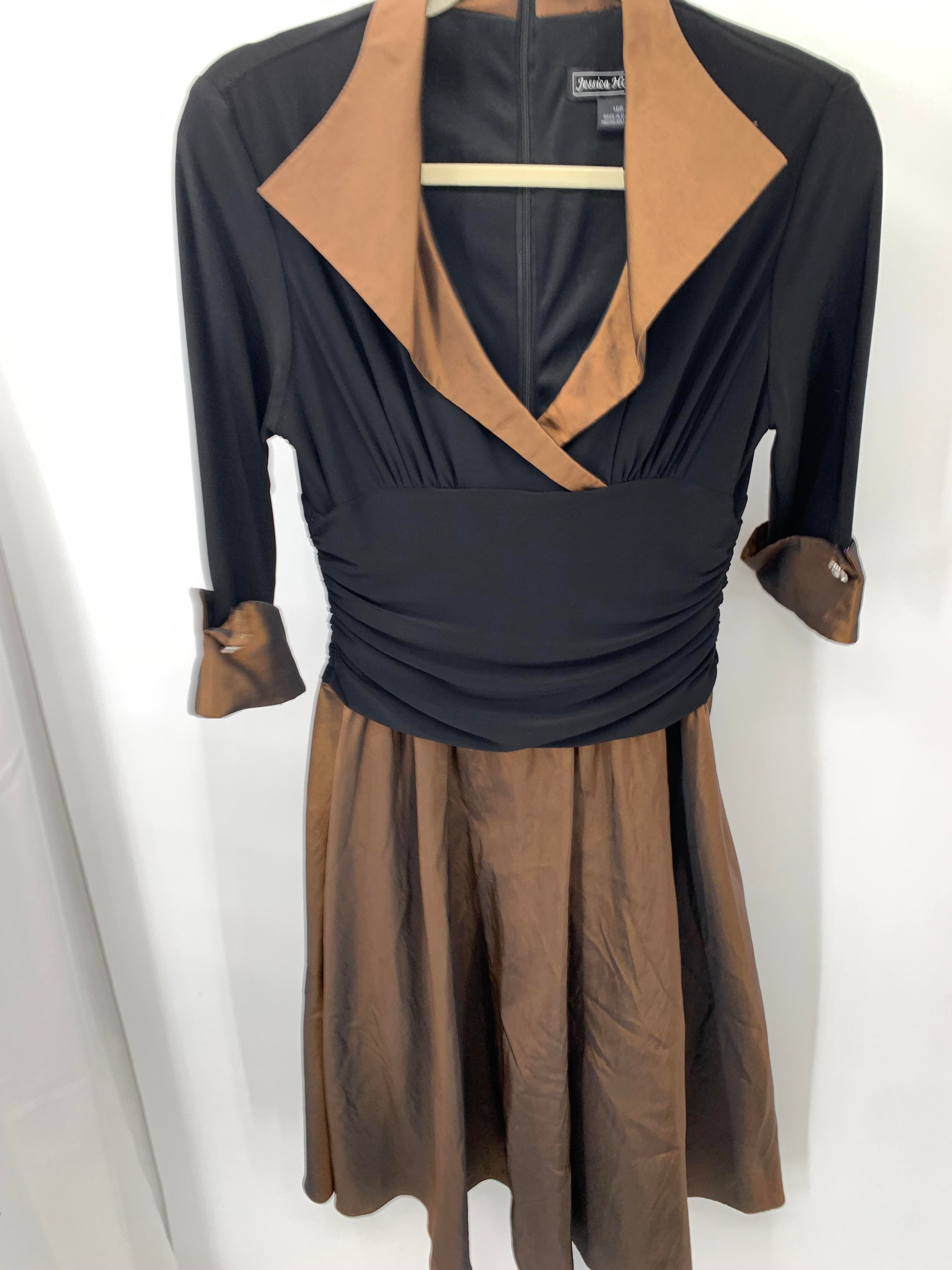 Jessica Howard Size 10 Petite Petite Long Sleeve Dress
