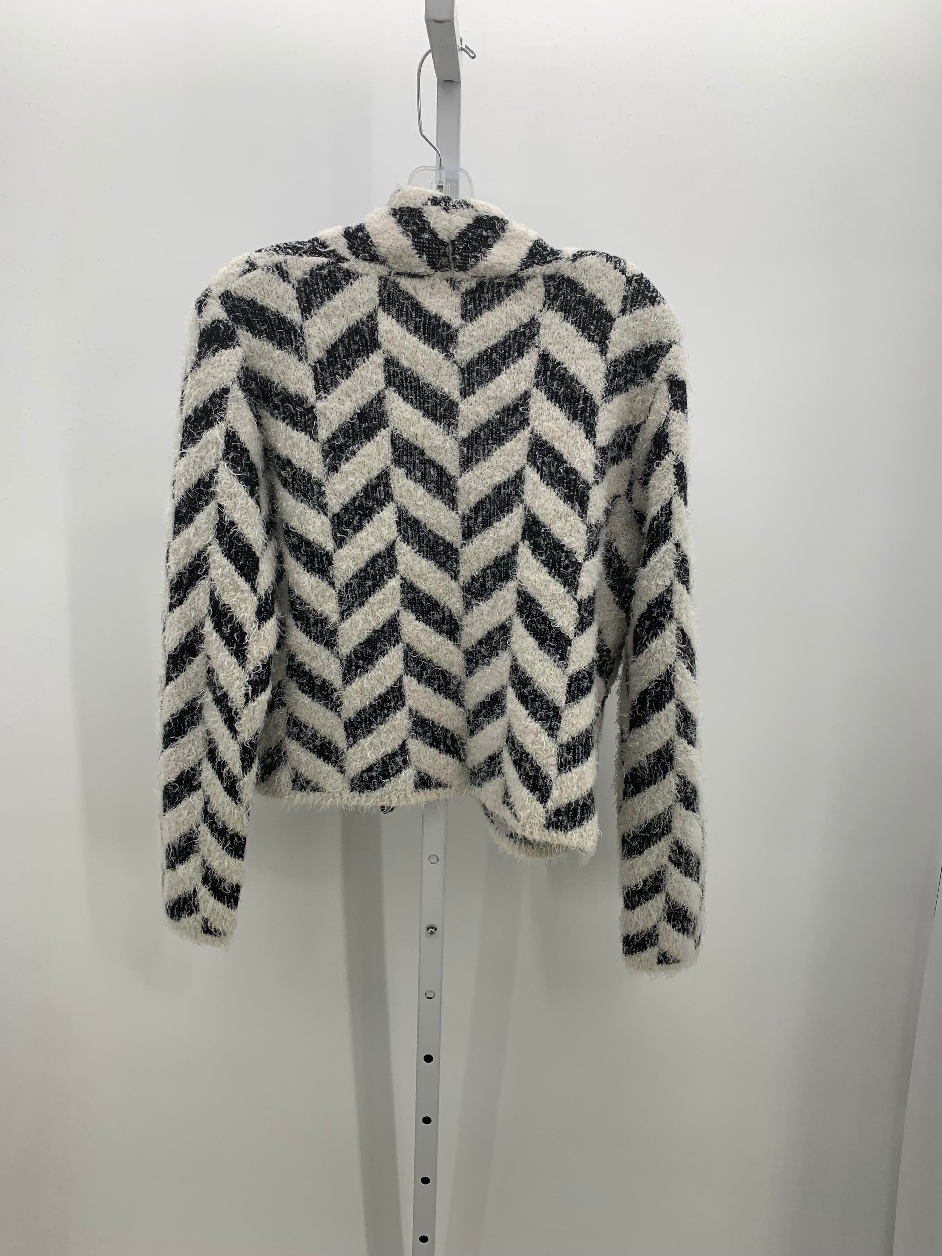 August Silk Size Medium Misses Long Slv Sweater