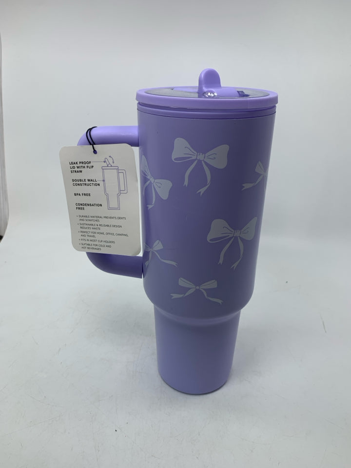 HYDRAQUENCH INSULATED TUMBLER W/ BOWS .