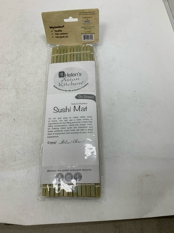 NIP BAMBOO SUSHI MAT/PADDLE.