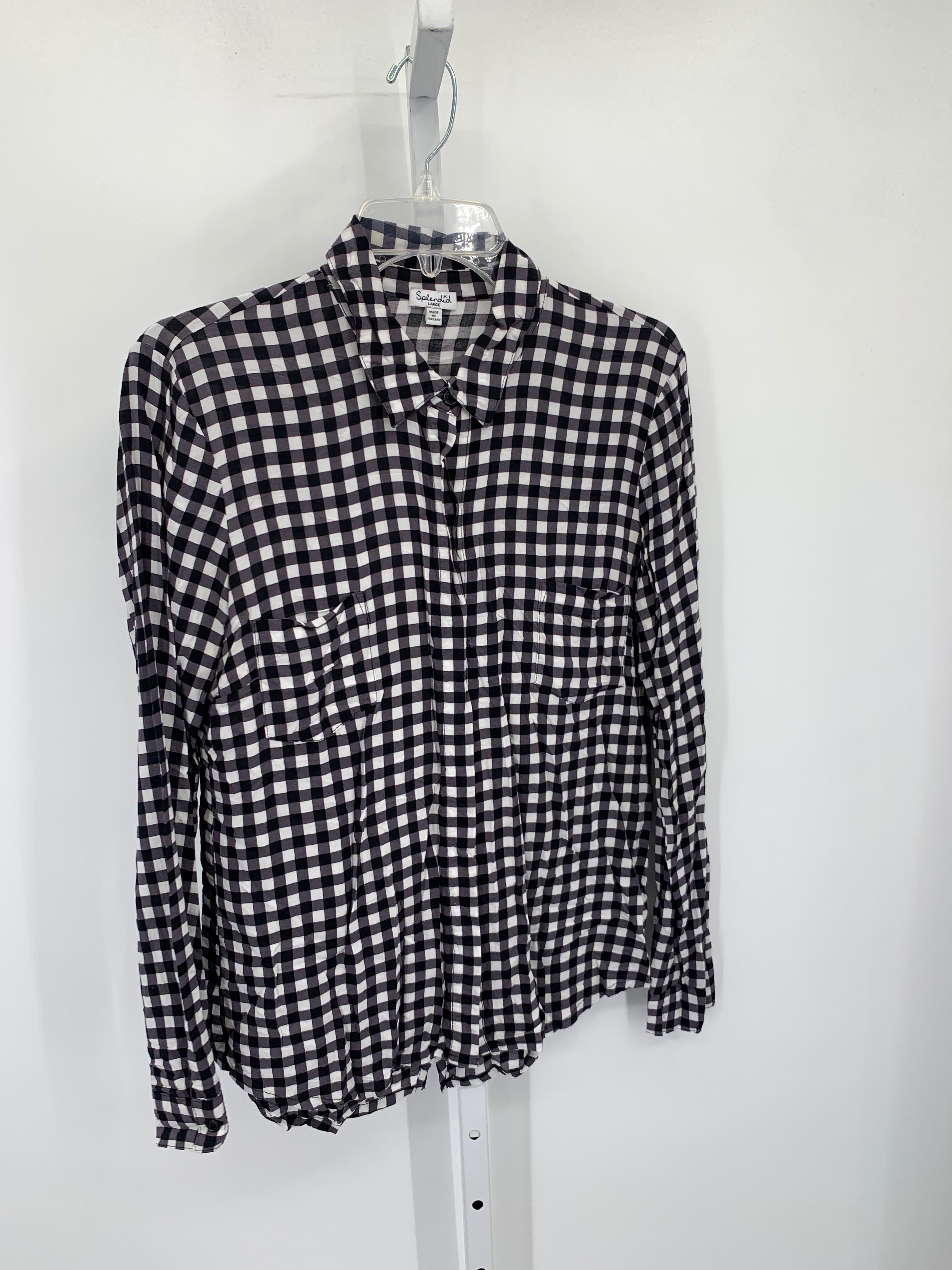 Splendid Size Large Misses Long Sleeve Shirt