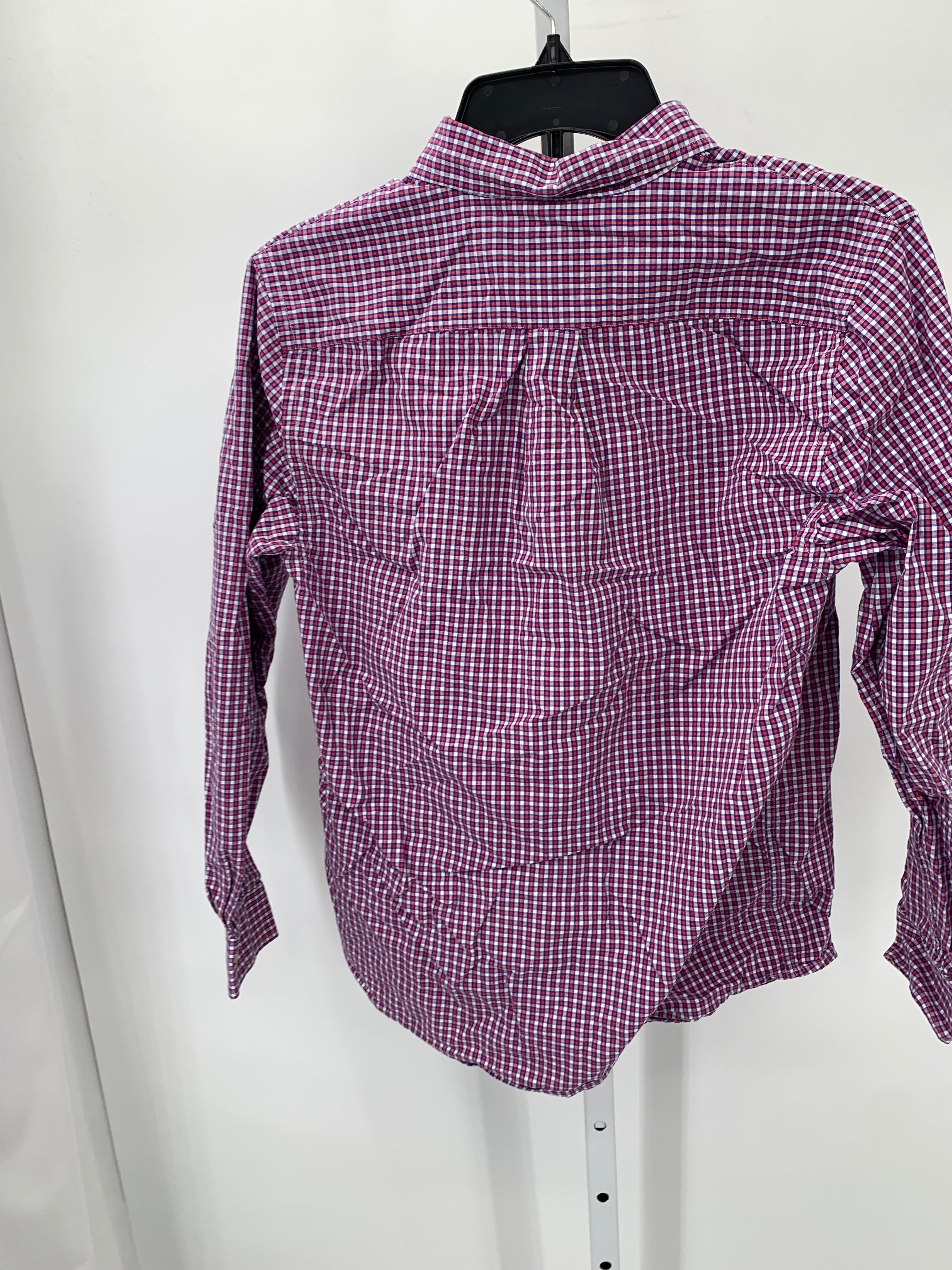 BLUE WHITE PLAID BTN DOWN