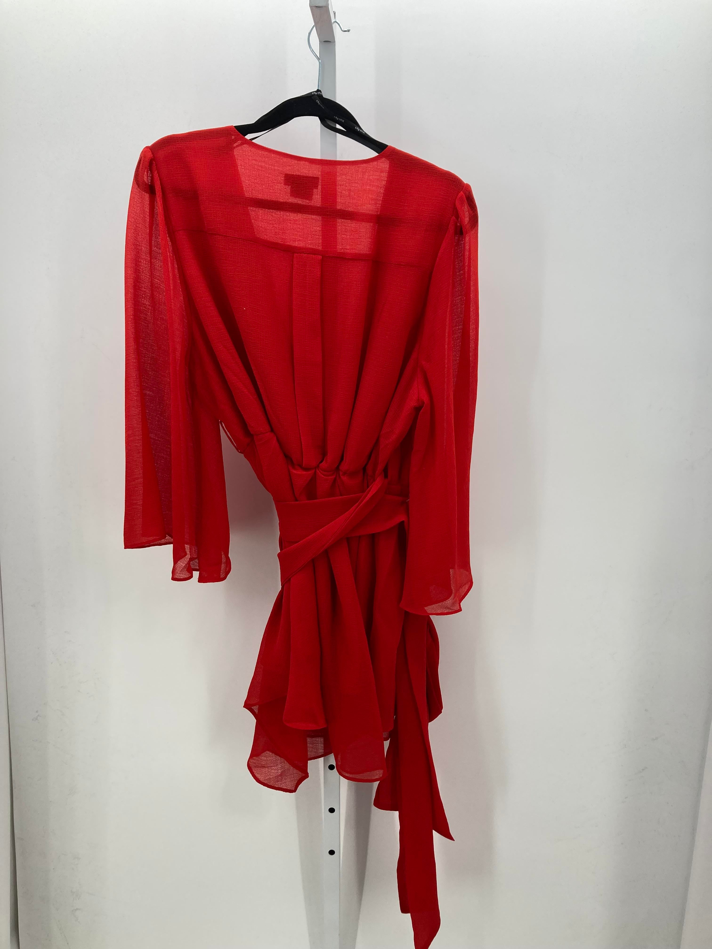 City Chic Size 14 W Womens Long Sleeve Shirt