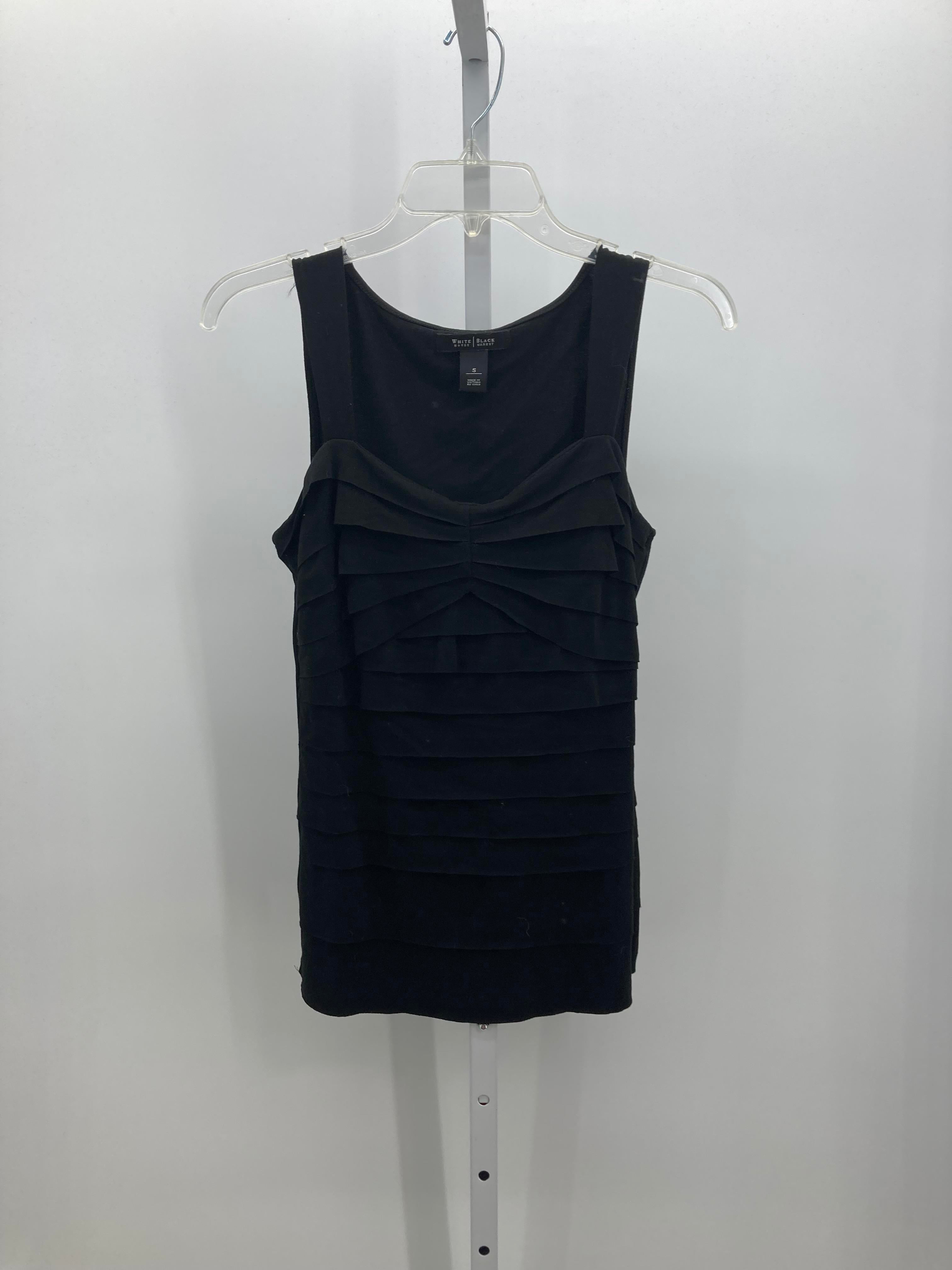 White House Black Size Small Misses Sleeveless Shirt