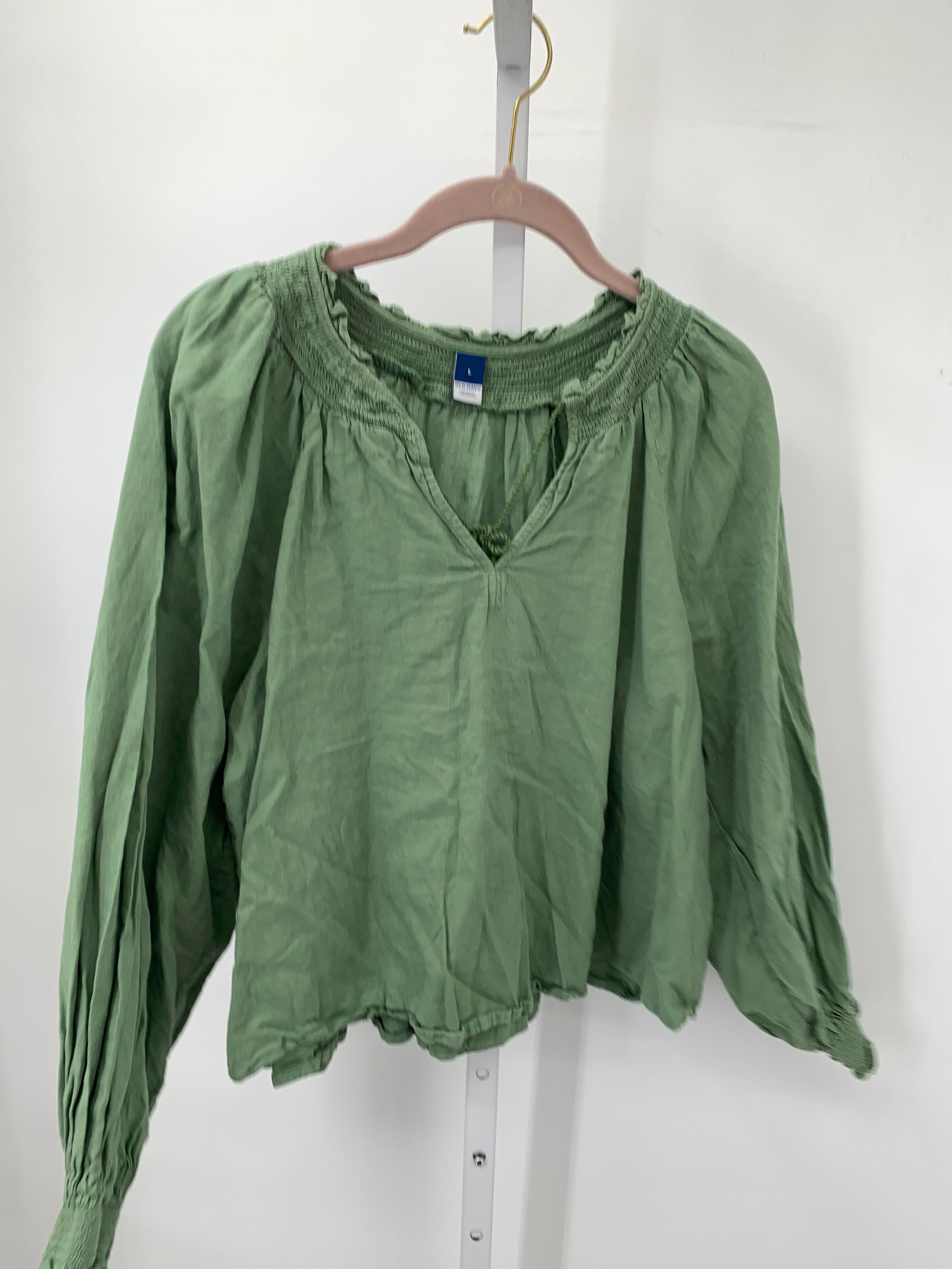 Old Navy Size Large Misses Long Sleeve Shirt