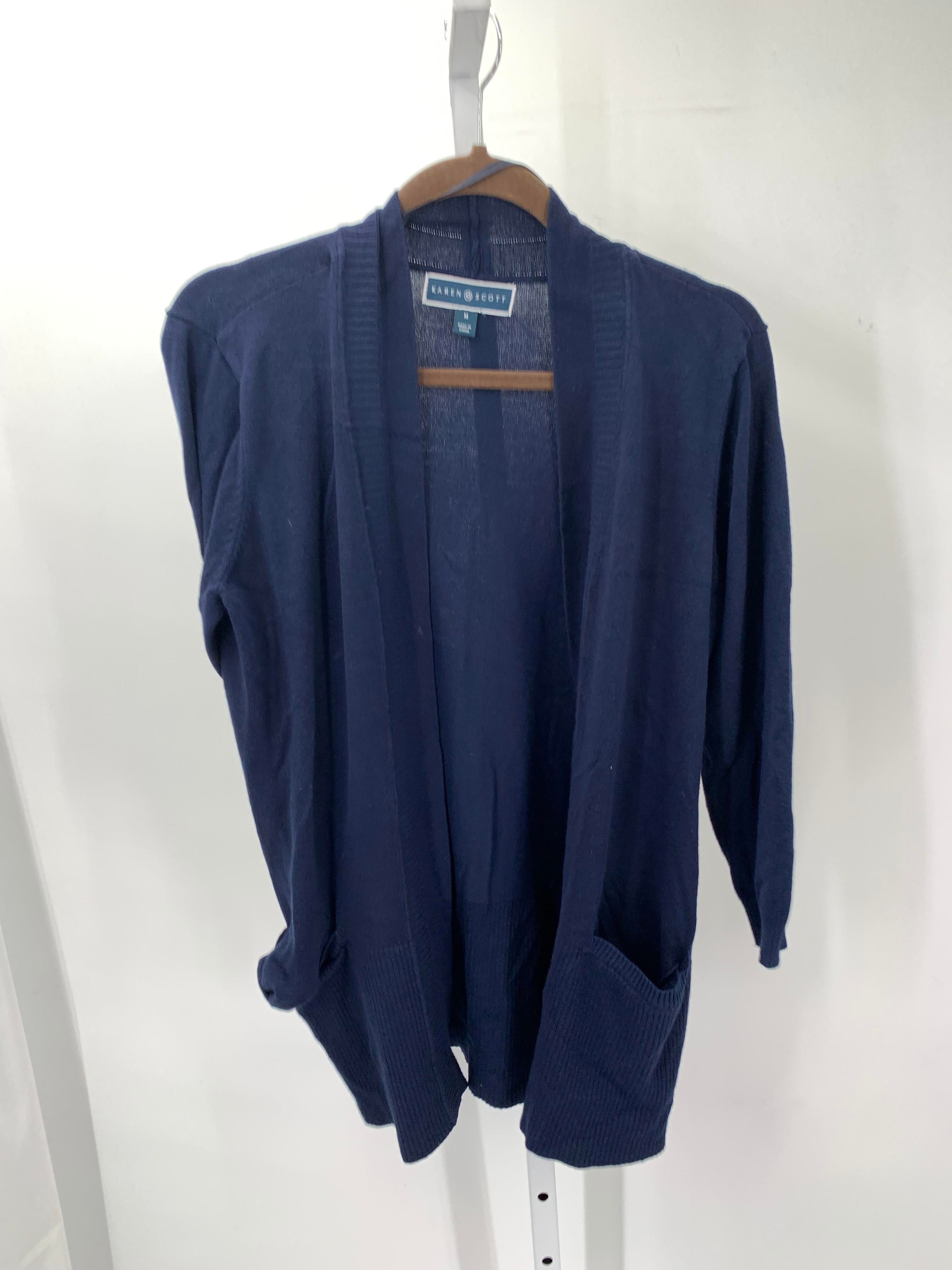 Karen Scott Size Medium Misses Cardigan