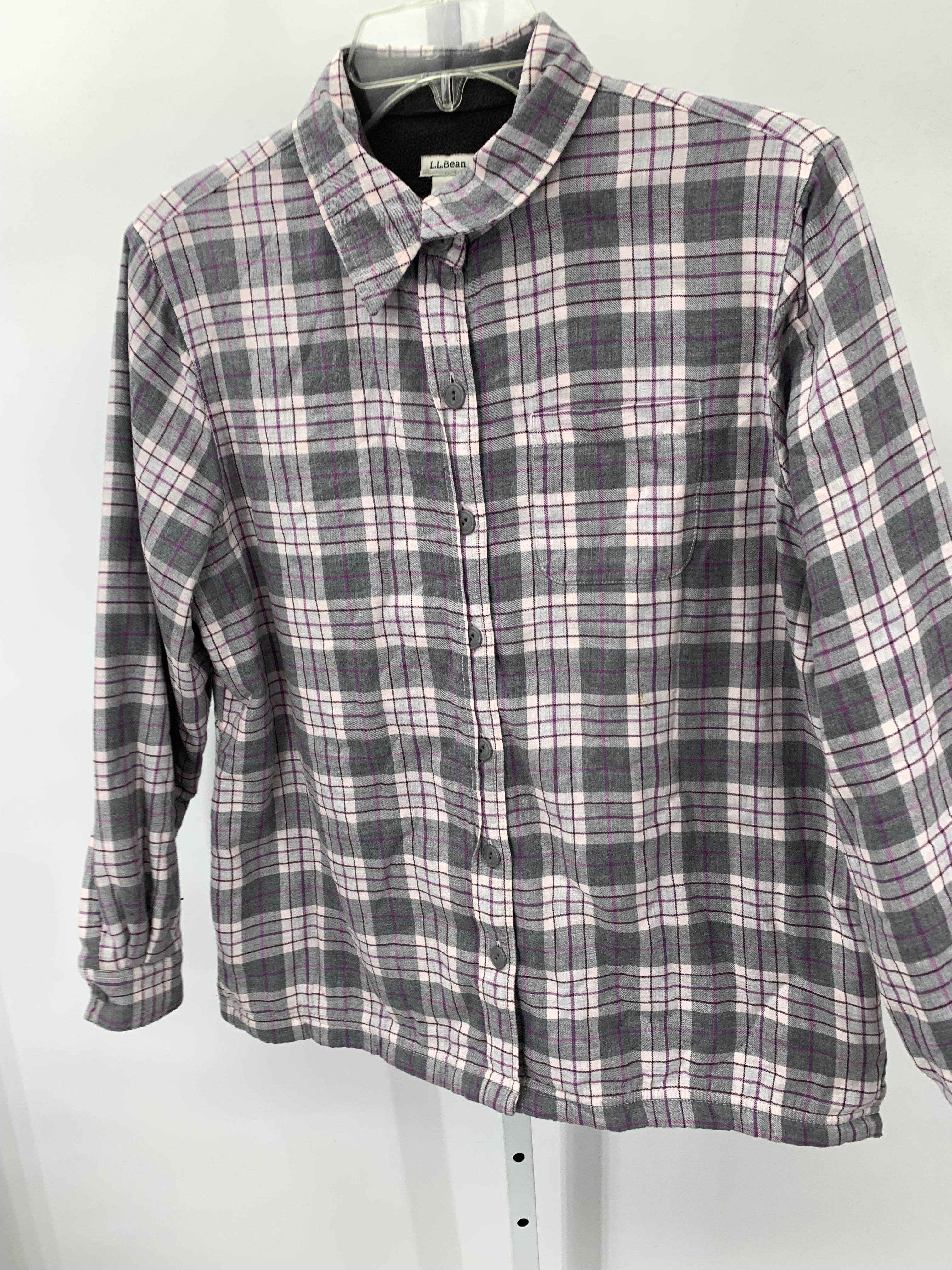 LL Bean Size Small Petite Petite Long Sleeve Shirt
