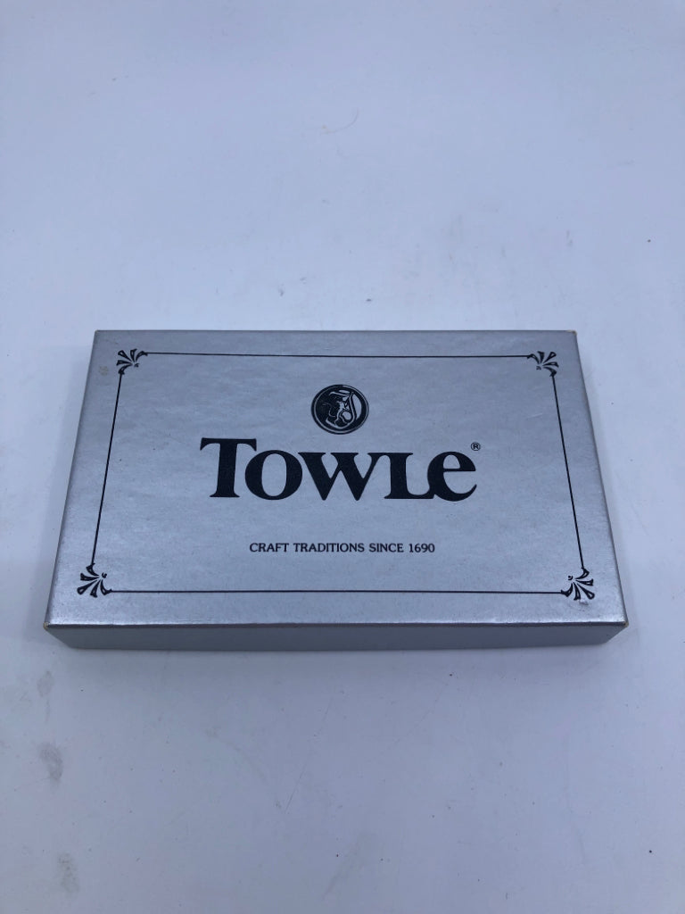 TOWLE CRAFT SILVER CRIBBAGE GAME.