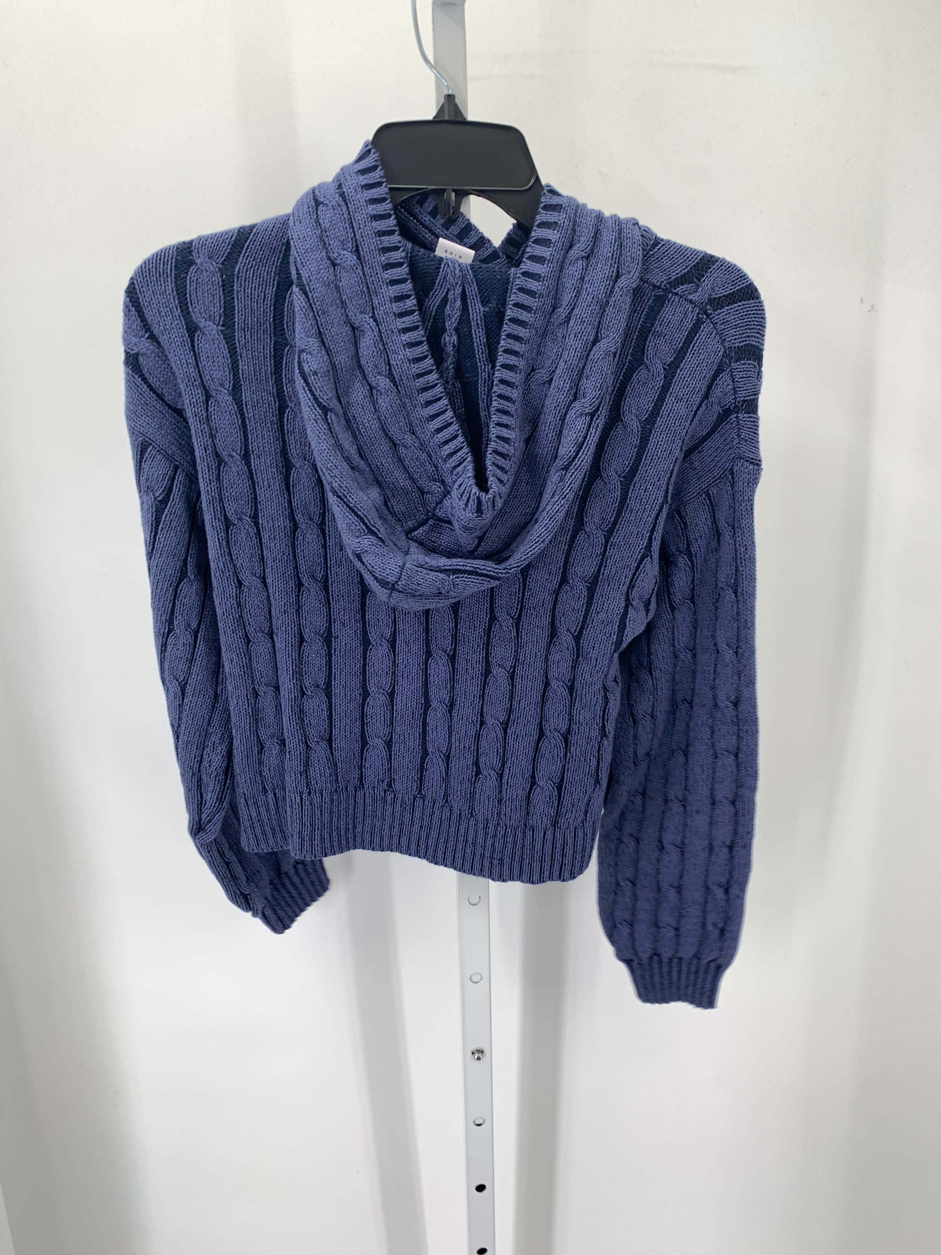 NEW HOODED CABLE KNIT SWEATER