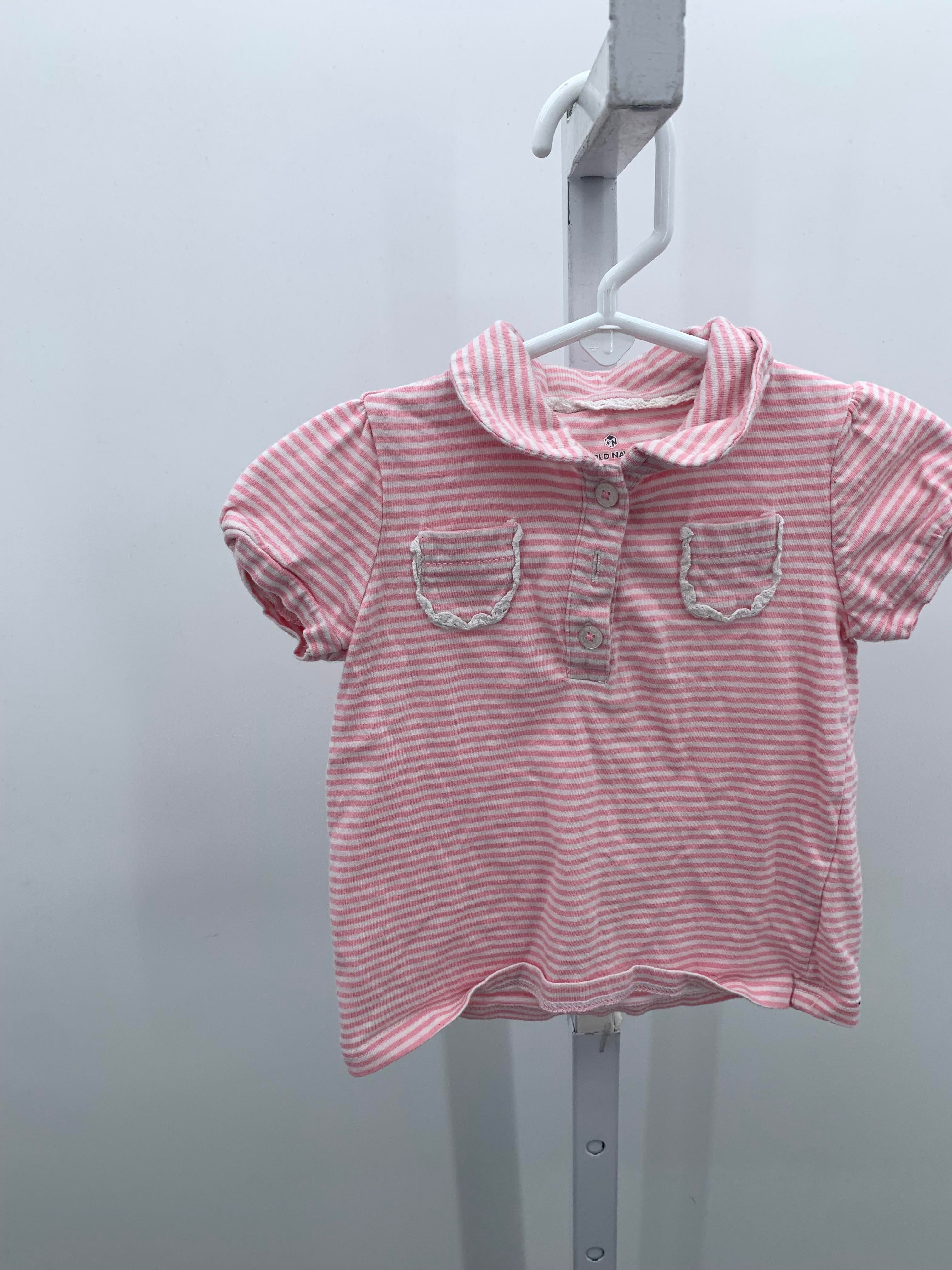 Old Navy Size 6-12 mon Girls Short Sleeve Shirt
