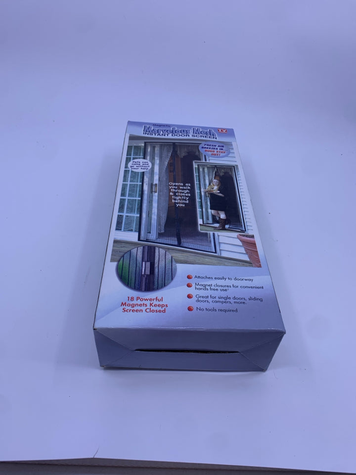 NIB MARVELOUS MESH INSTANT DOOR SCREEN