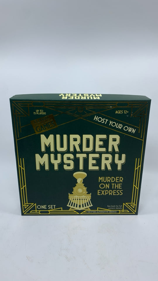 NIB MURDER ON THE EXPRESS MYSTERY GAME.