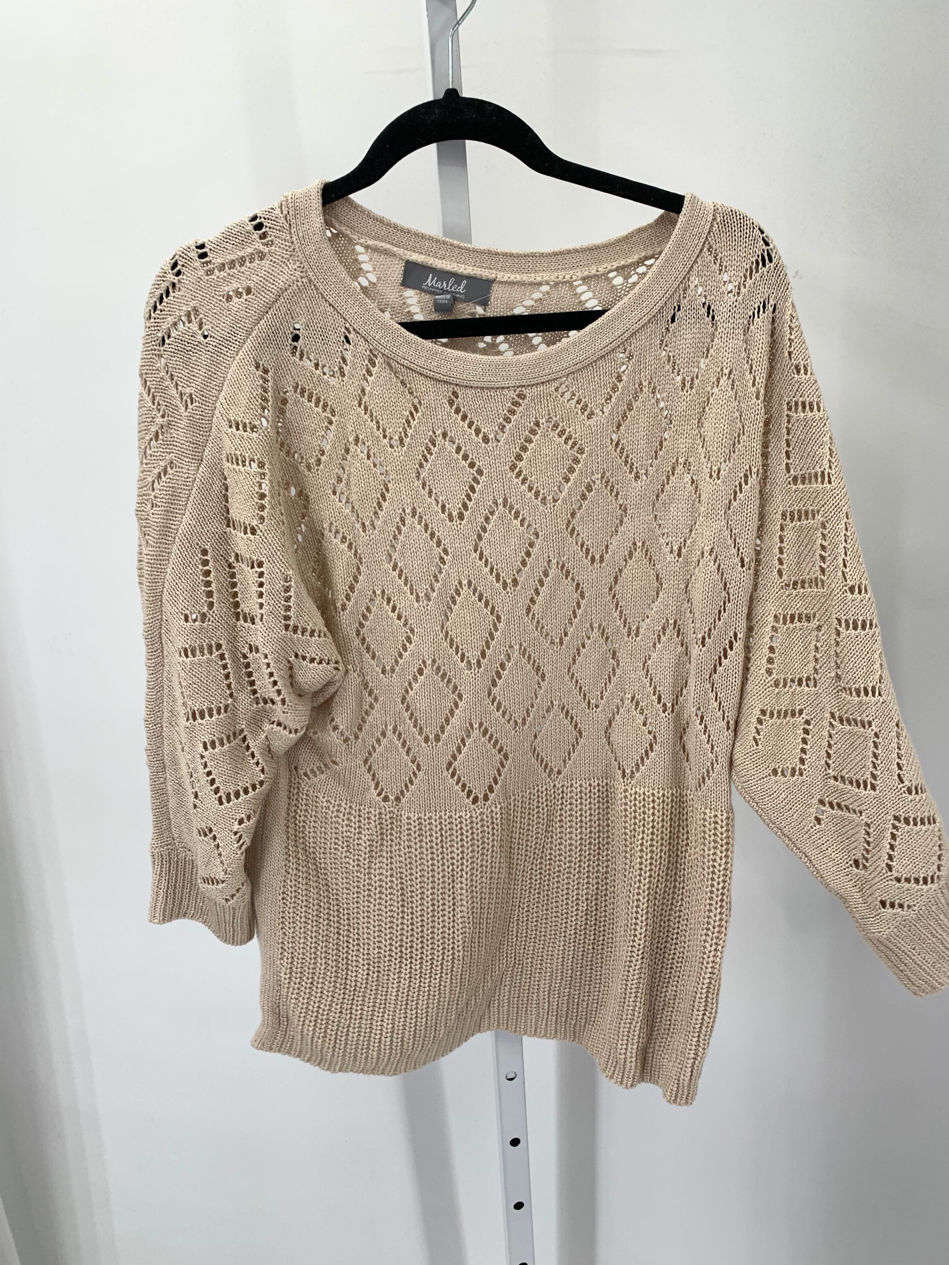 Size Large Misses 3/4 Sleeve Sweater