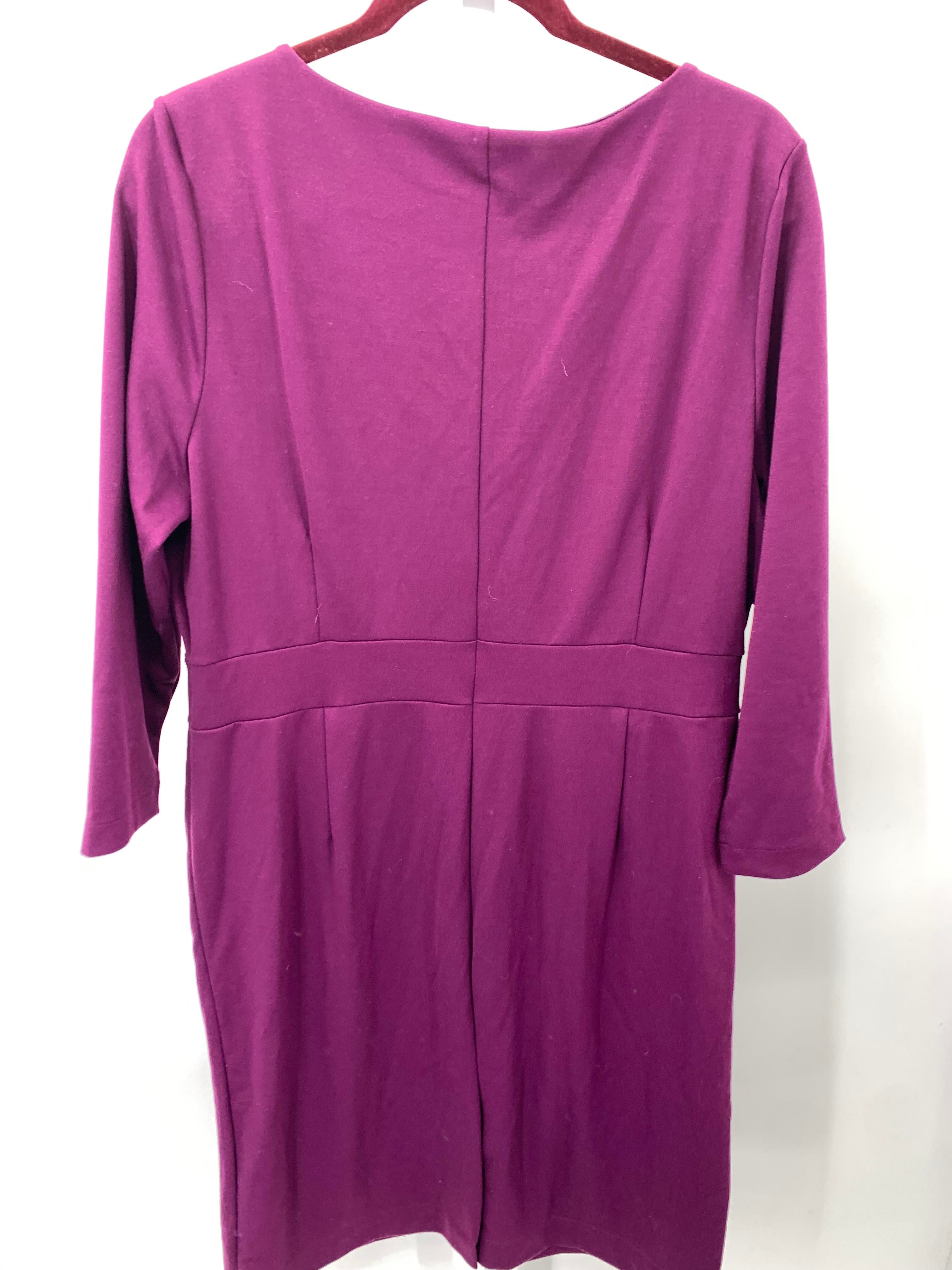 Lands End Size Extra Large Misses 3/4 Sleeve Dress