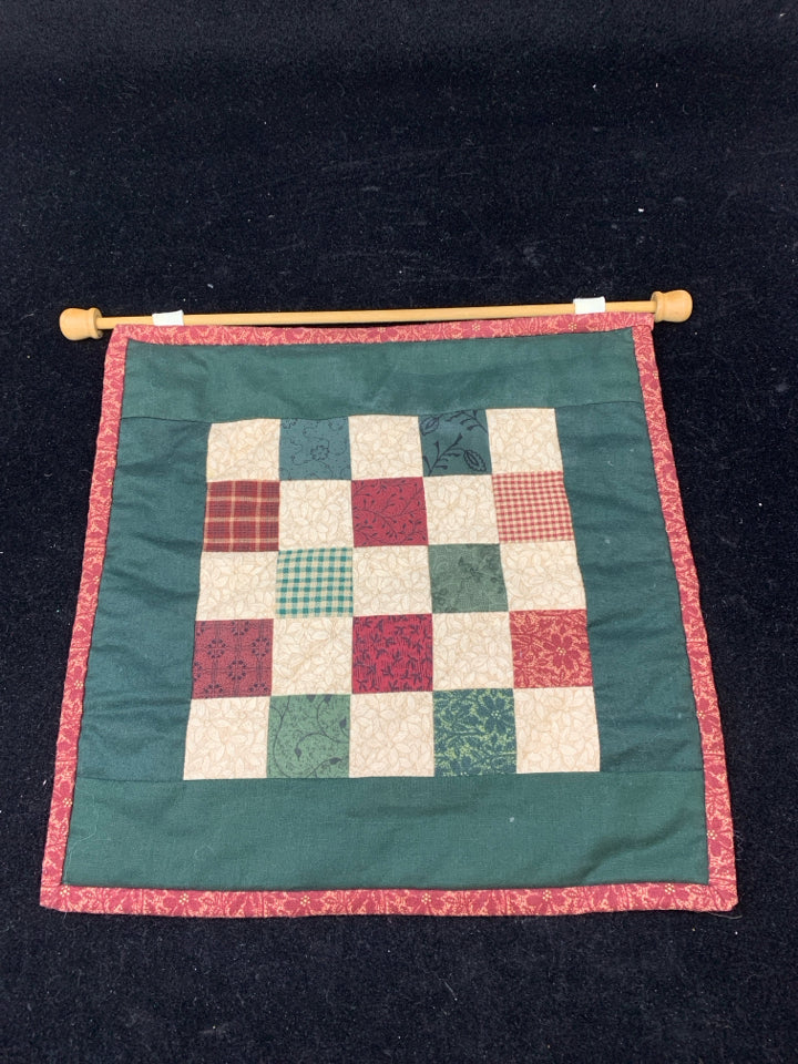 PRIMITIVE HANGING QUILT.