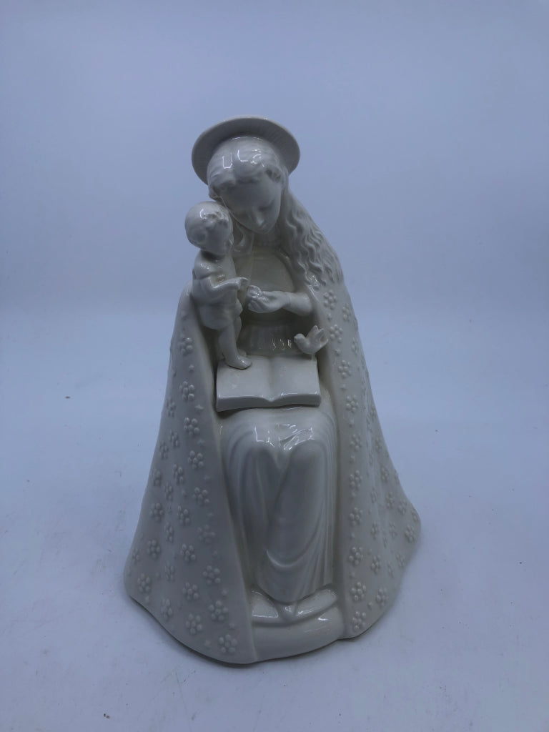 VTG MADONNA AND CHILD PORCELAIN FIGURINE 10/1.