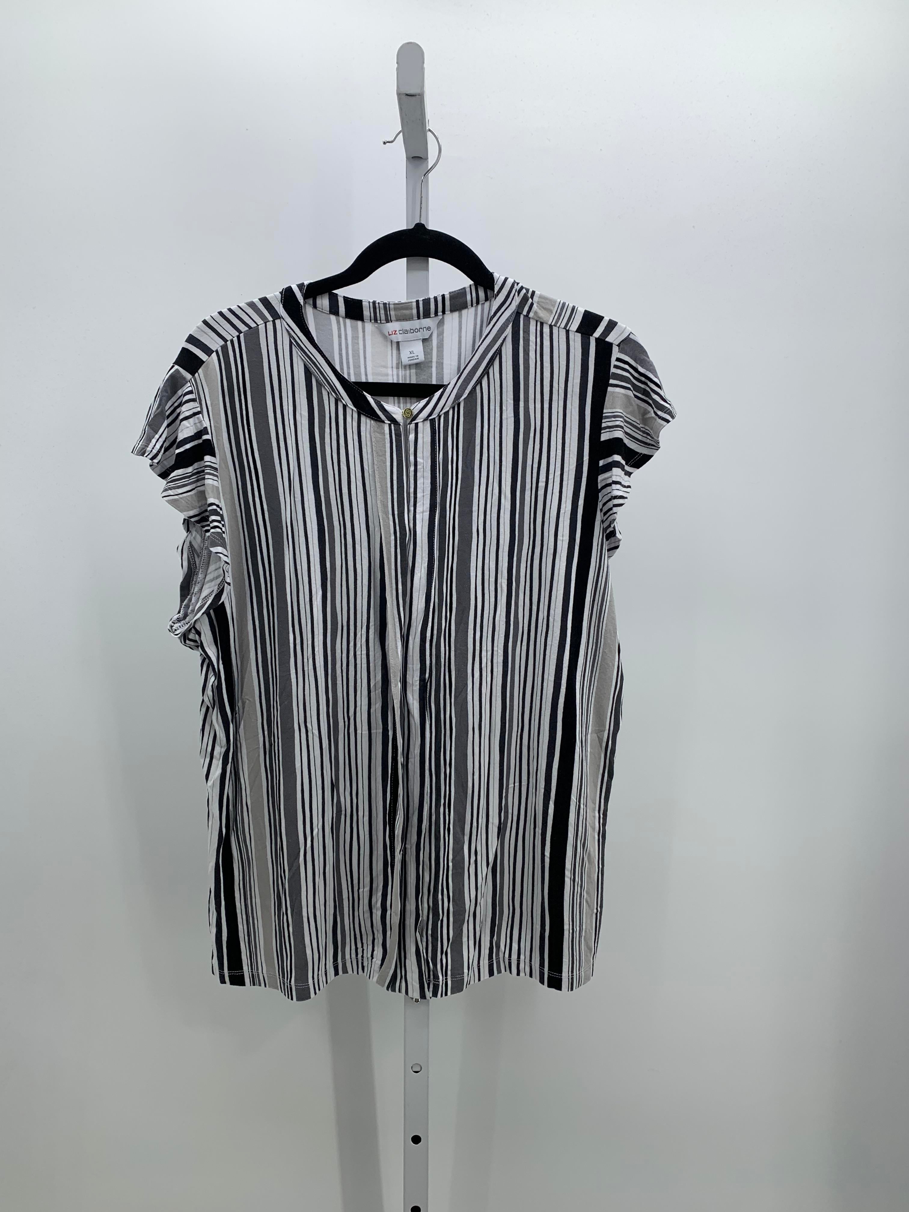 Liz Claiborne Size Extra Large Misses Short Sleeve Shirt