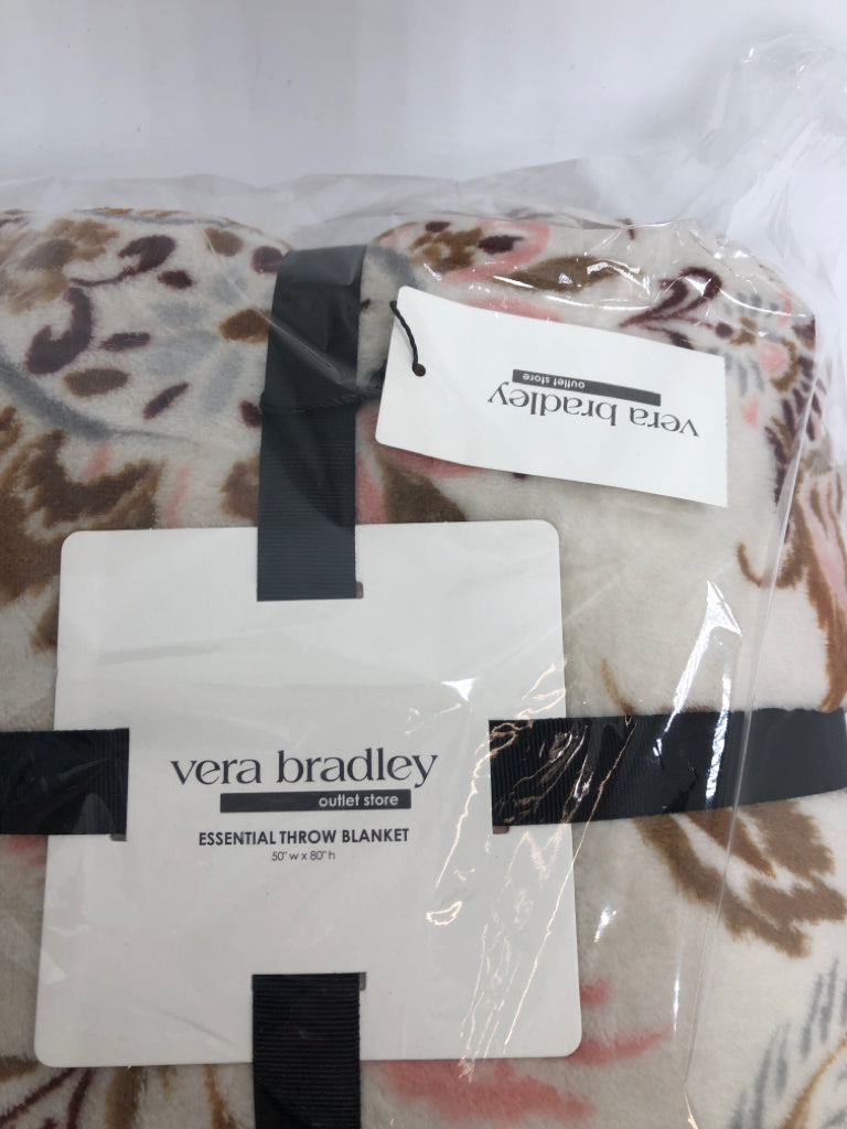 NIP VERA BRADLEY THROW BLANKET.