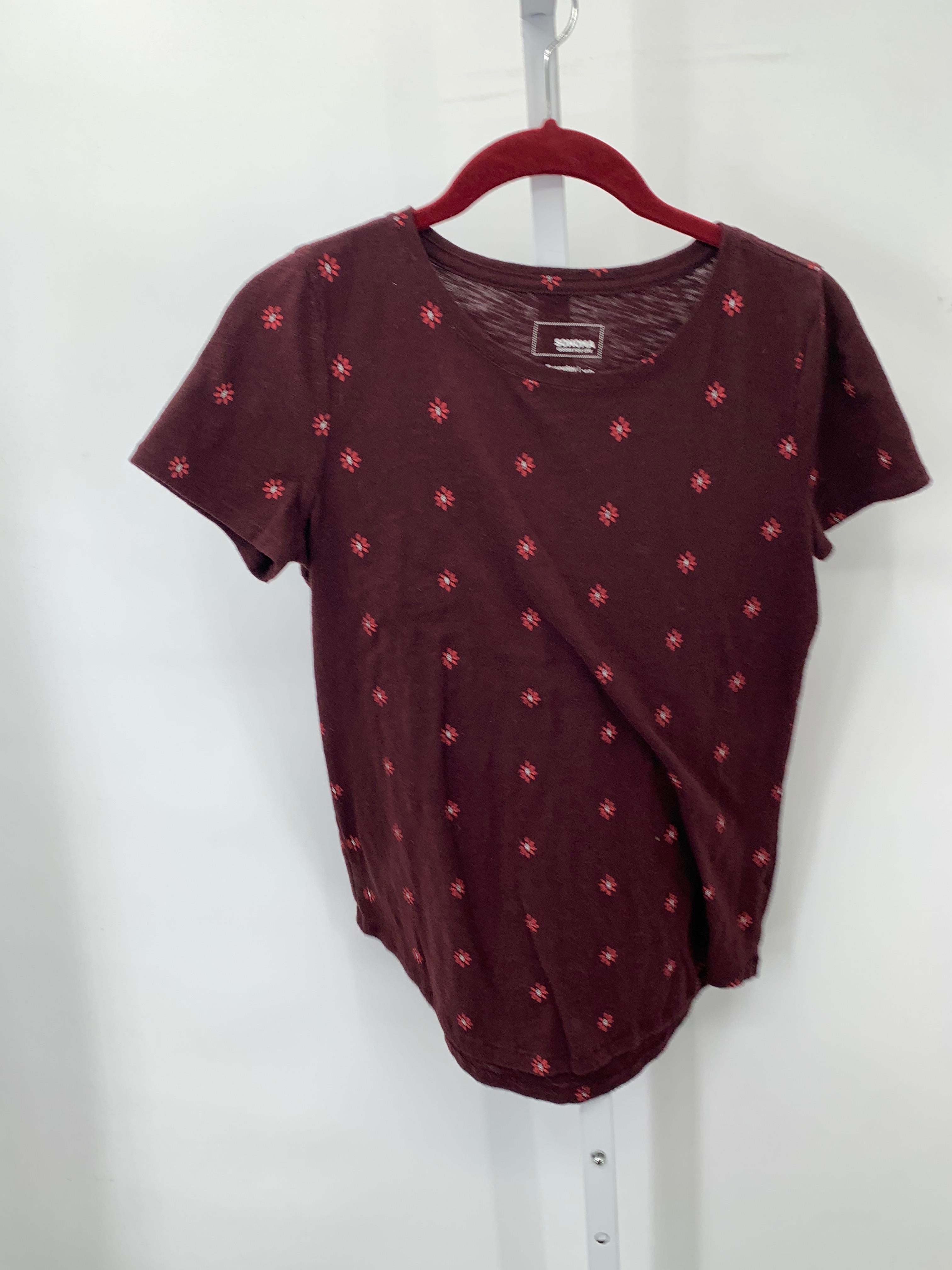 Sonoma Size X Small Misses Short Sleeve Shirt