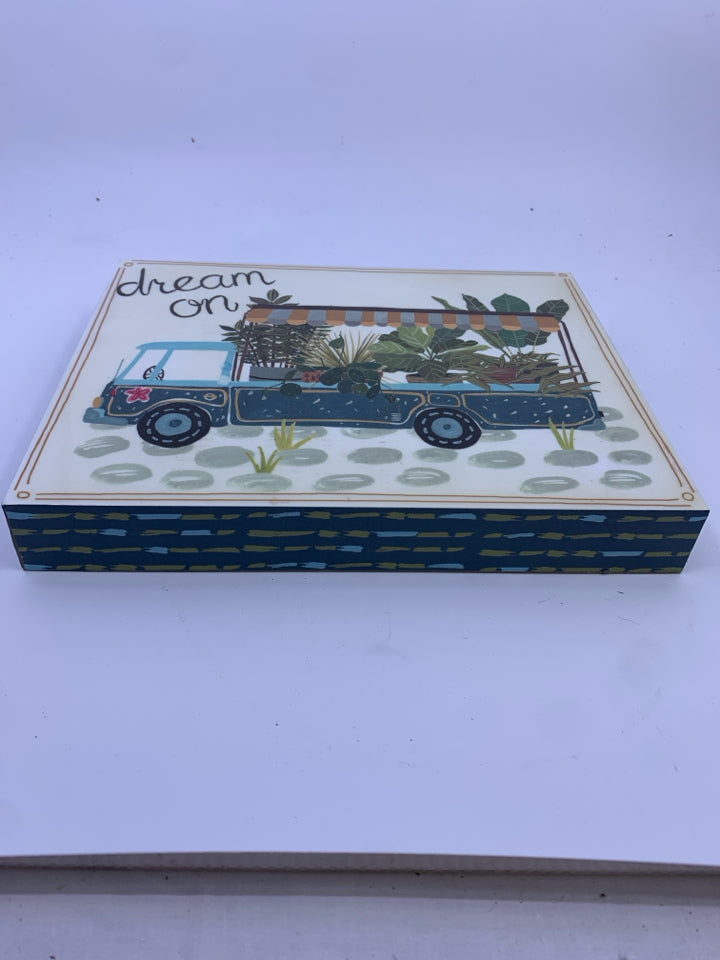DREAM ON VAN WALL HANGING.