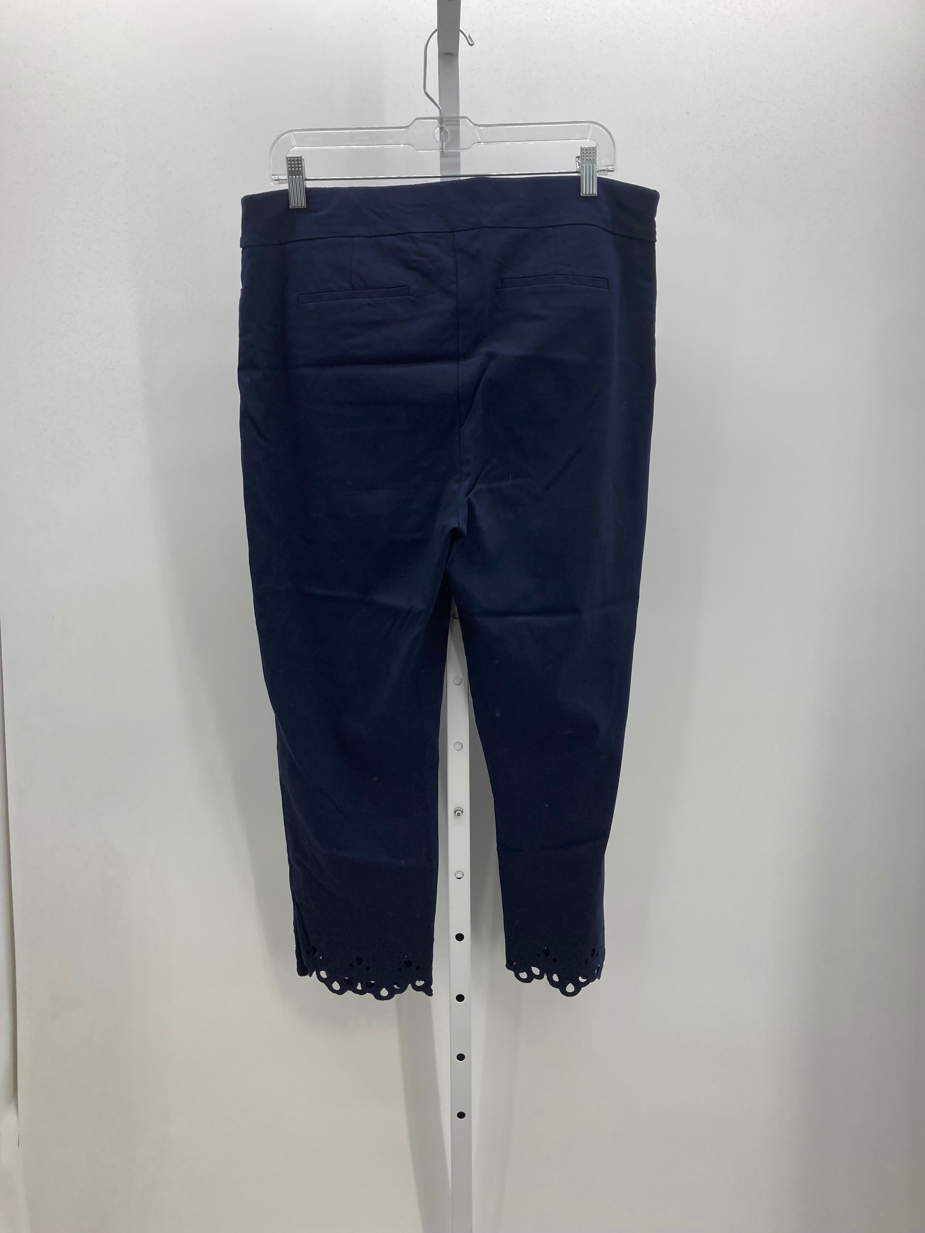 Chico's Size 14 Misses Cropped Pants
