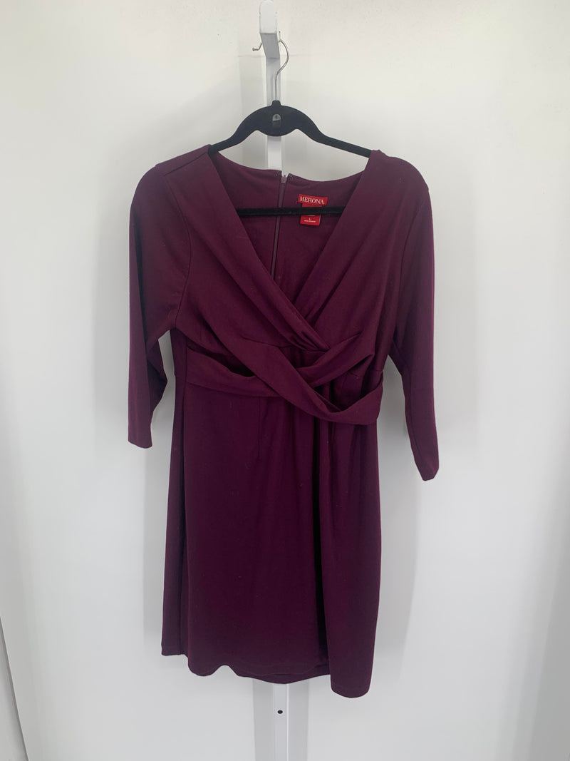 Merona Size Large Misses 3/4 Sleeve Dress