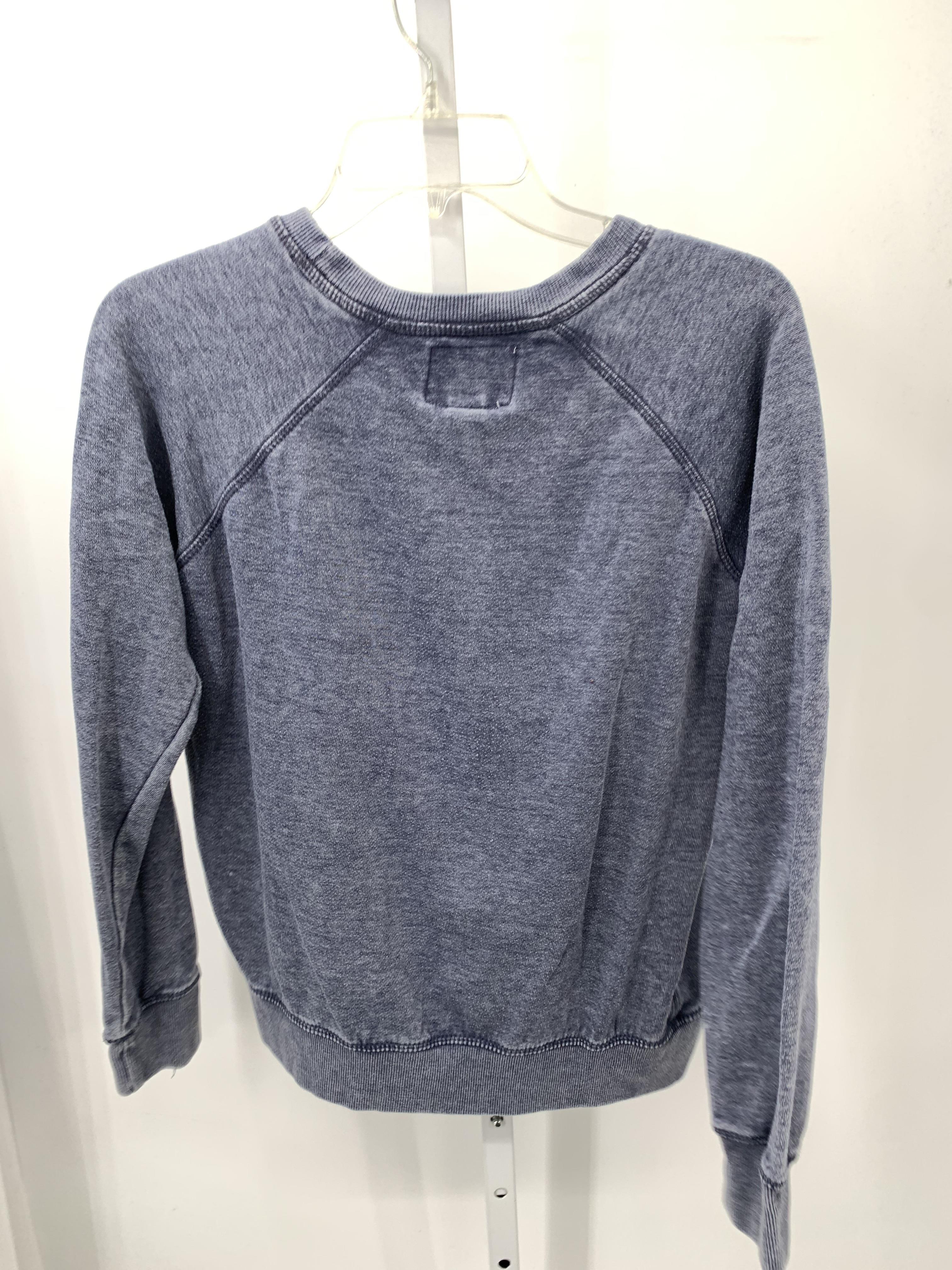 Blue 84 Size Medium Misses Long Sleeve Shirt