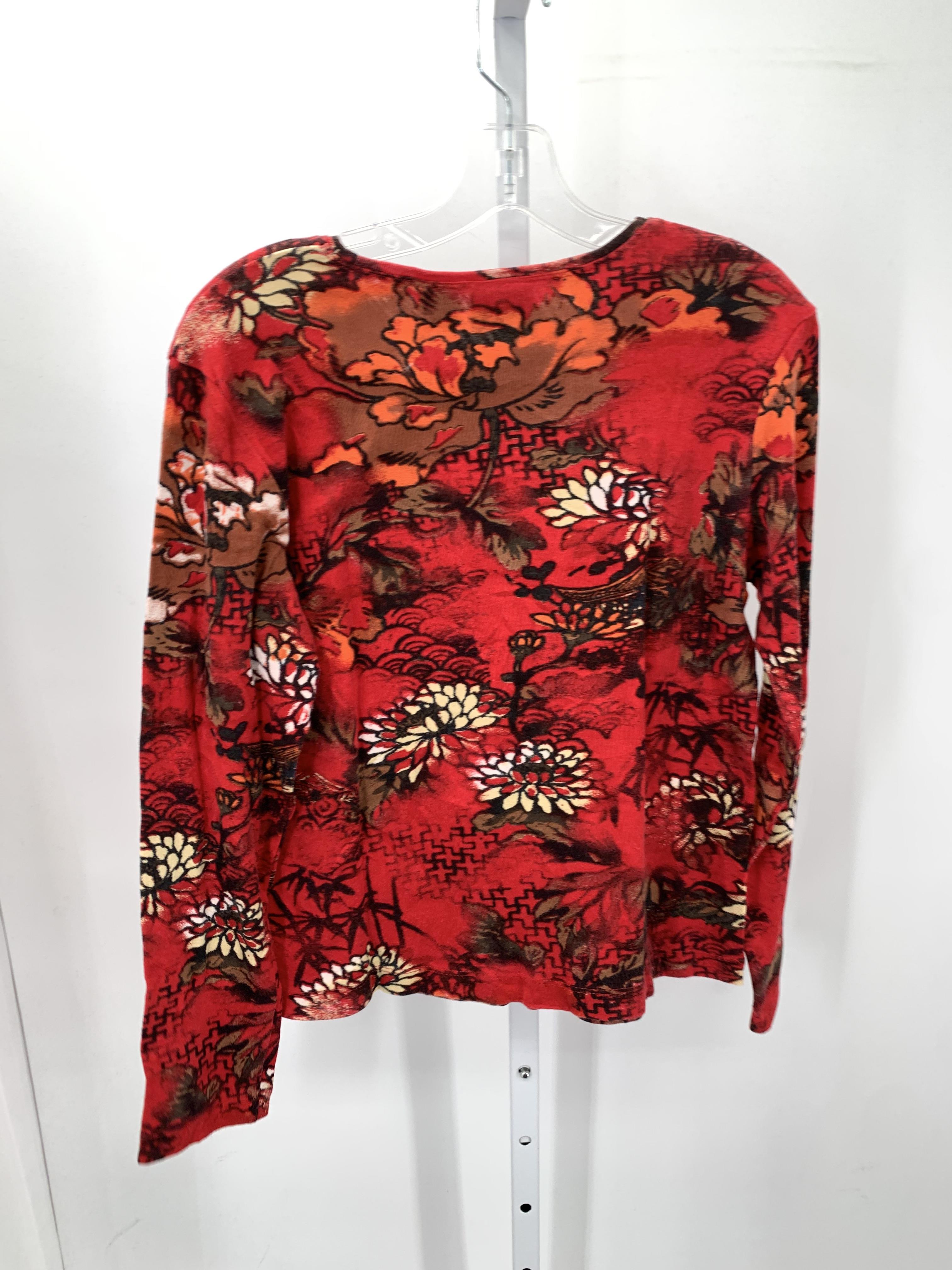 Chico's Size Small Misses Long Sleeve Shirt