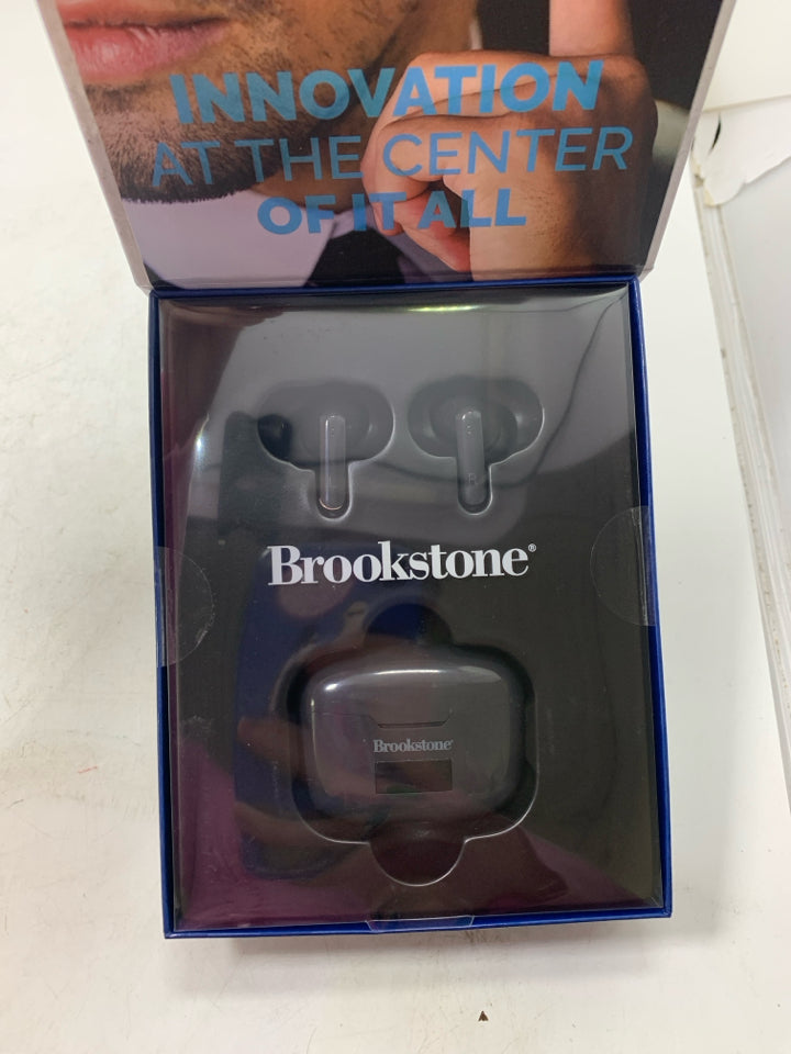 NIB BROOKSTONE ELITETOUCH TRUE WIRELESS PRO EARBUDS.