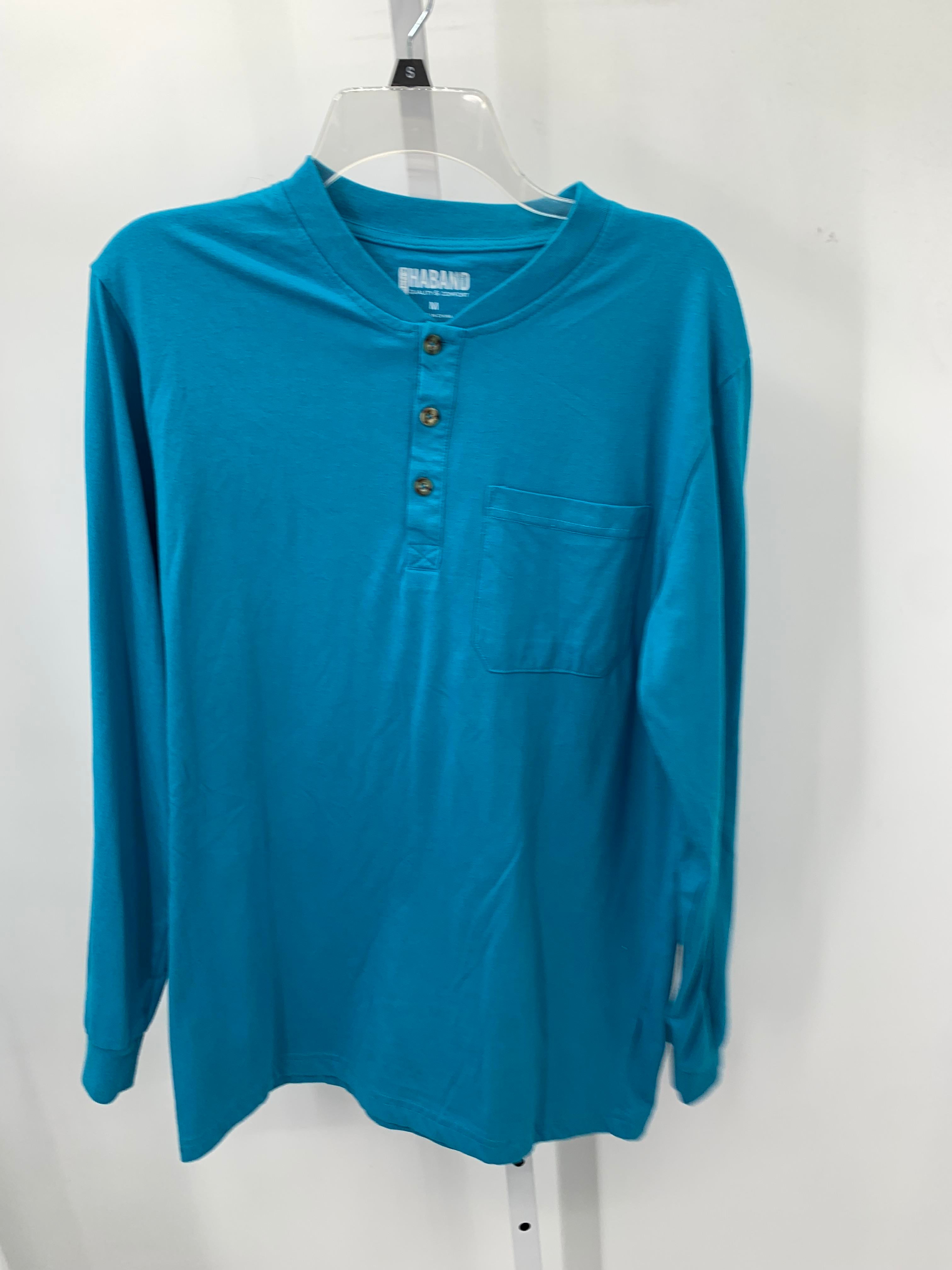 HENLEY KNIT TEE.