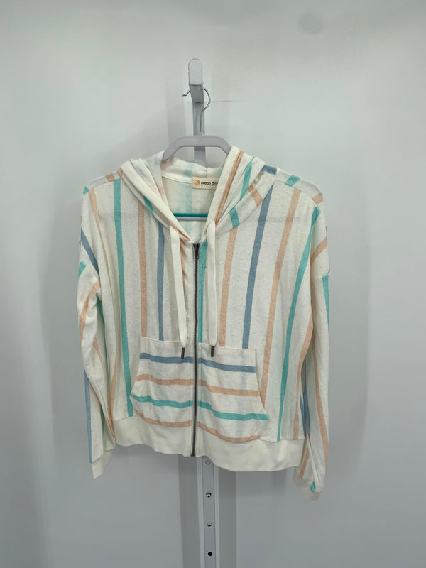 Ocean Drive Size Small Misses Sweat Jacket