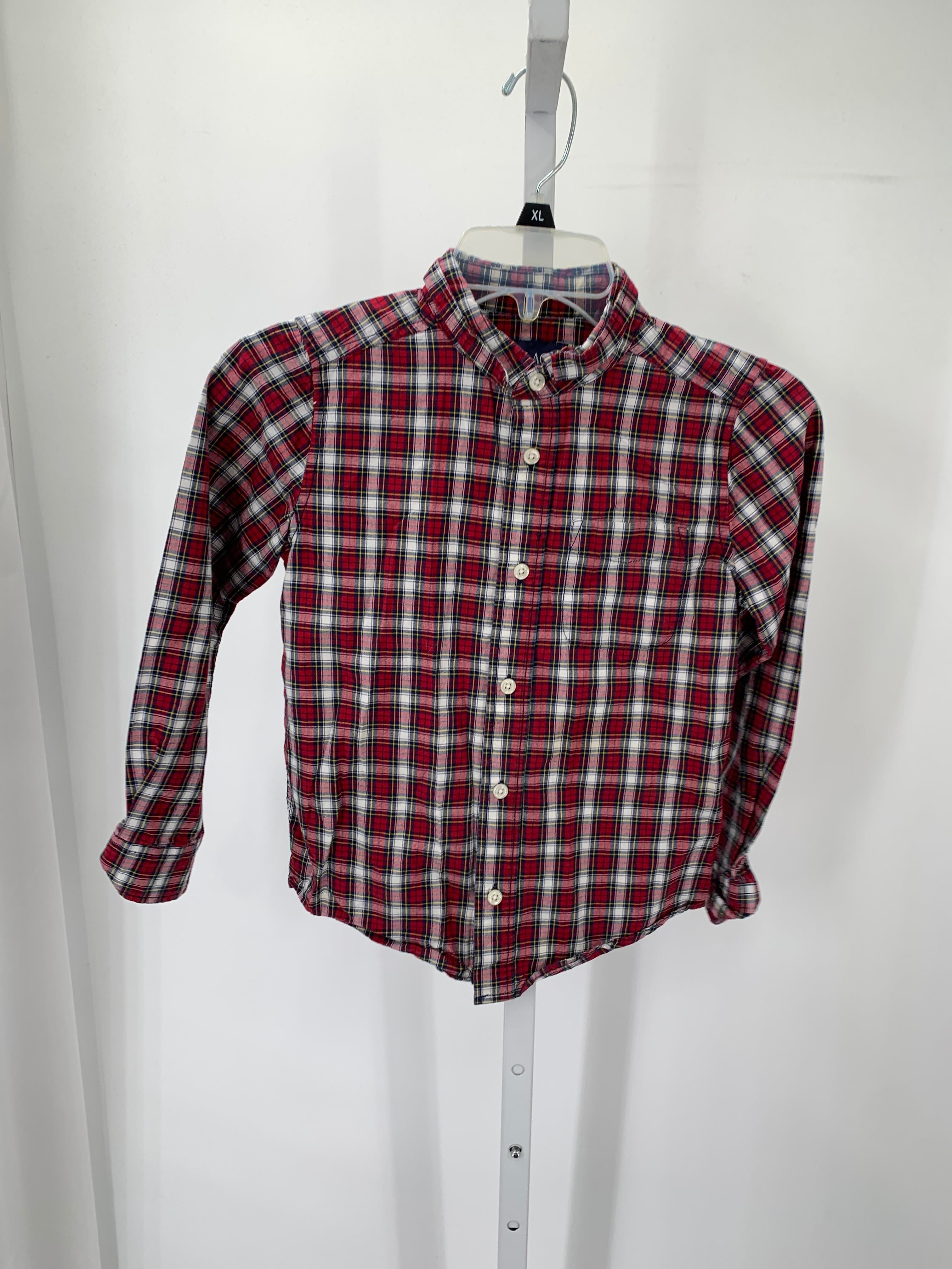 PLAID BTN DOWN