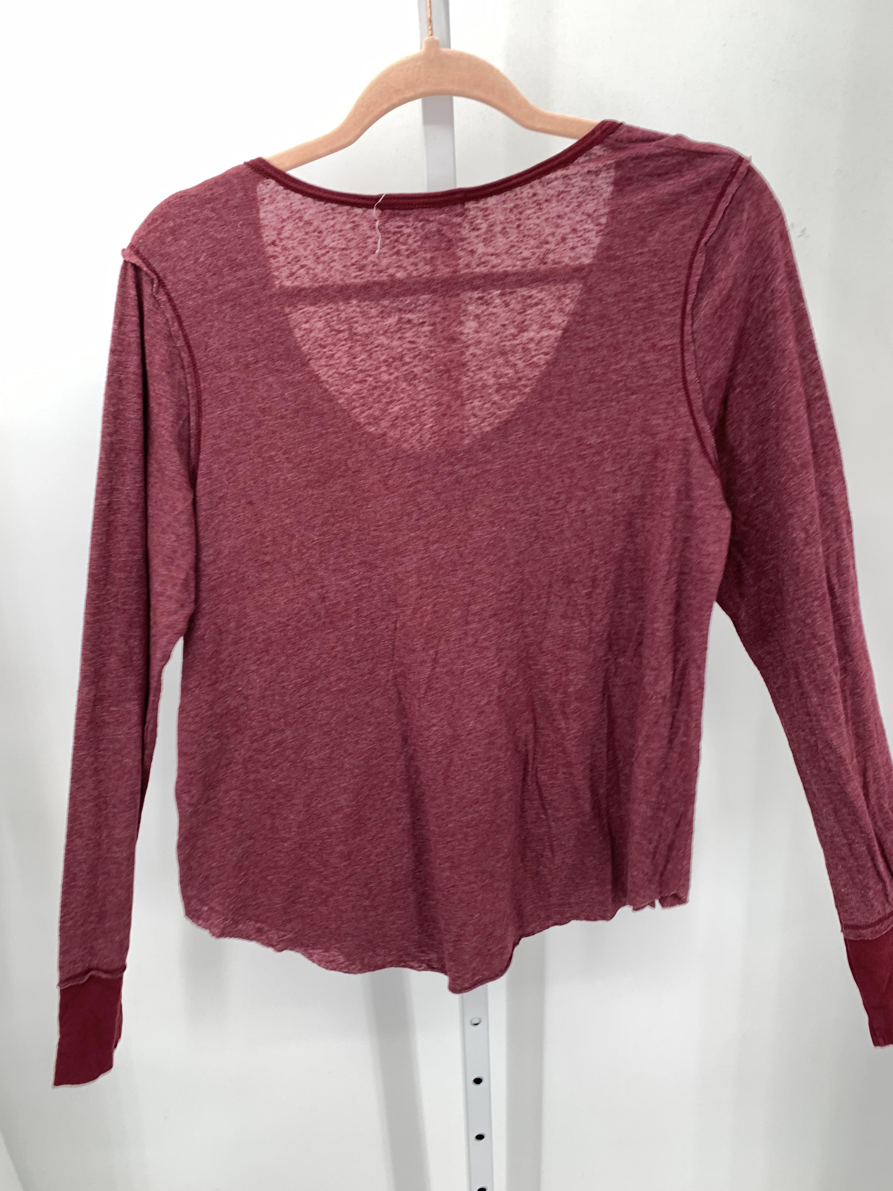 Size Large Juniors Long Sleeve Shirt