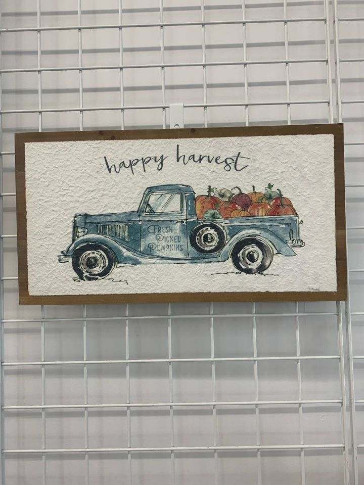 HAPPY HARVEST PRINT ON FIBER PAPER.