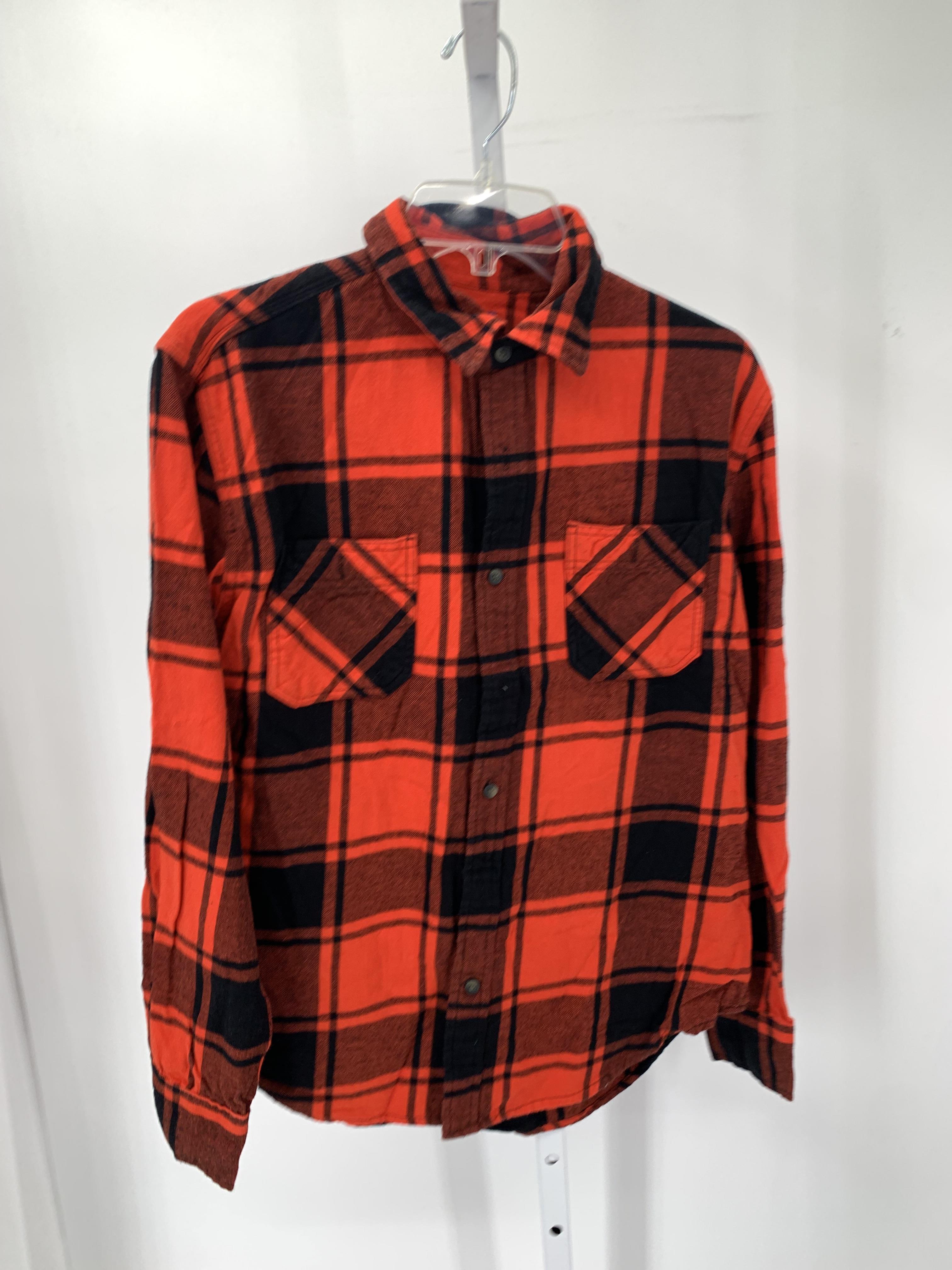 BLACK PLAID BTN DOWN