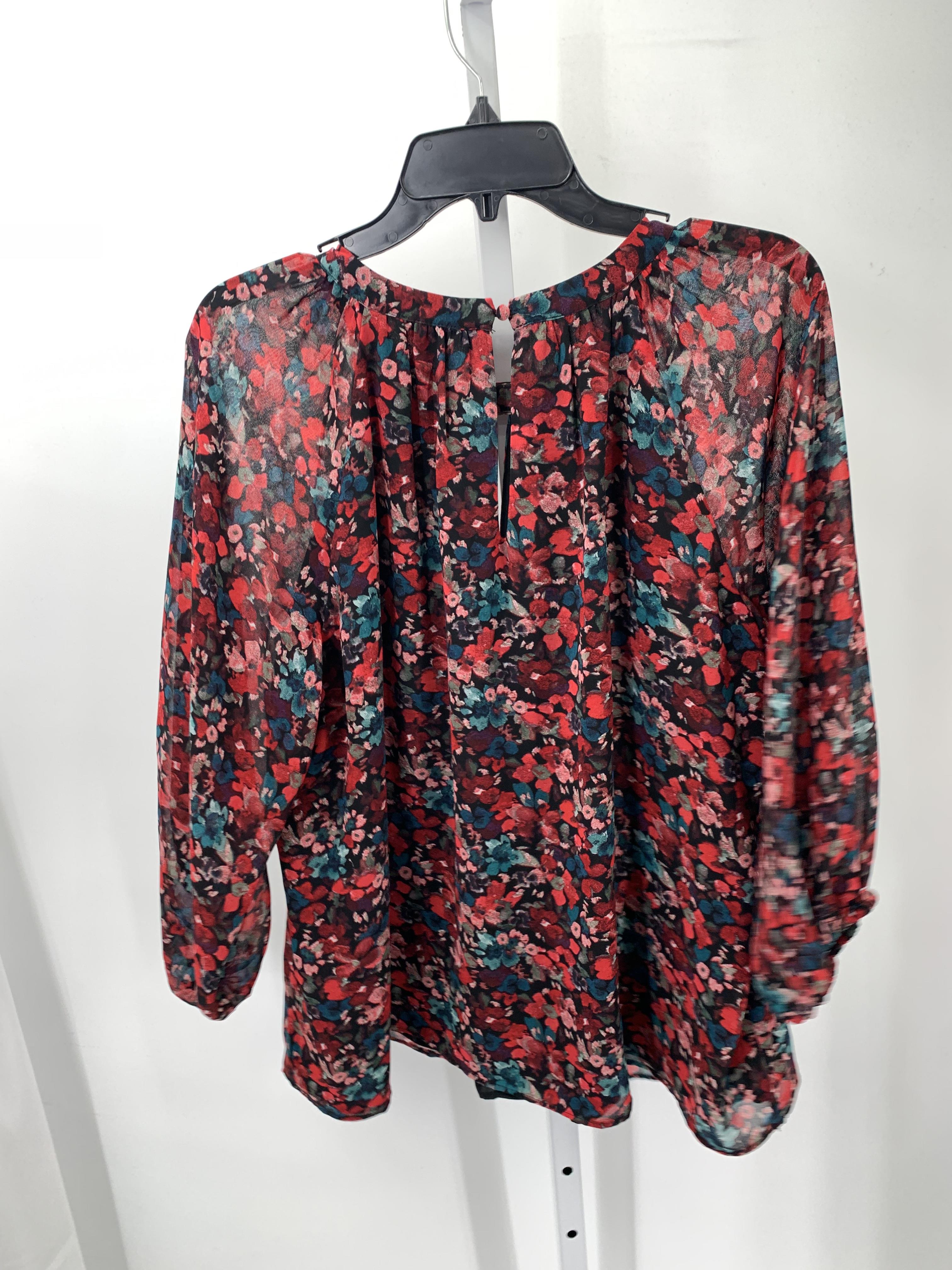 Vince Camuto Size 1X Womens 3/4 Sleeve Shirt