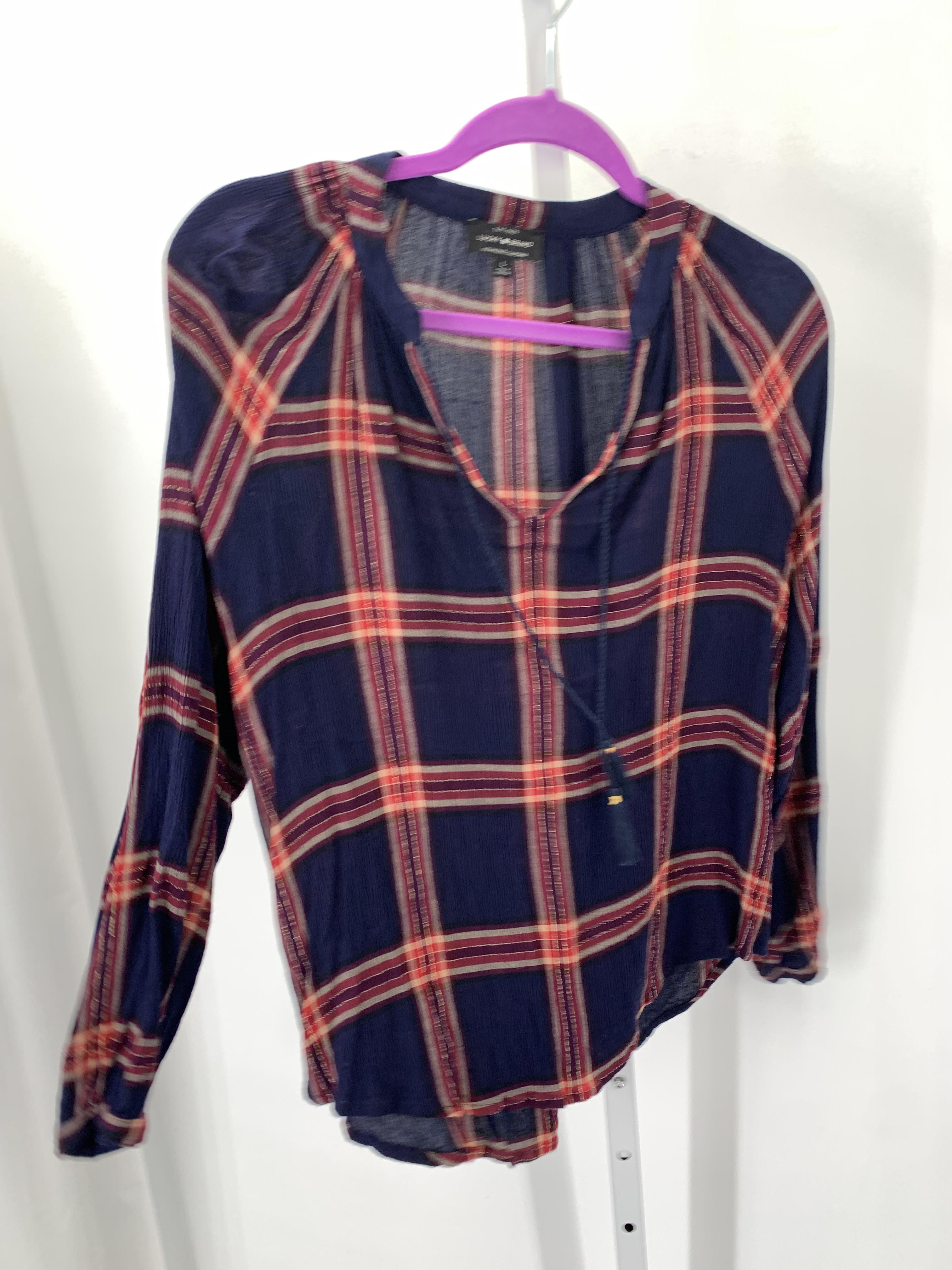Lucky Brand Size Large Misses 3/4 Sleeve Shirt