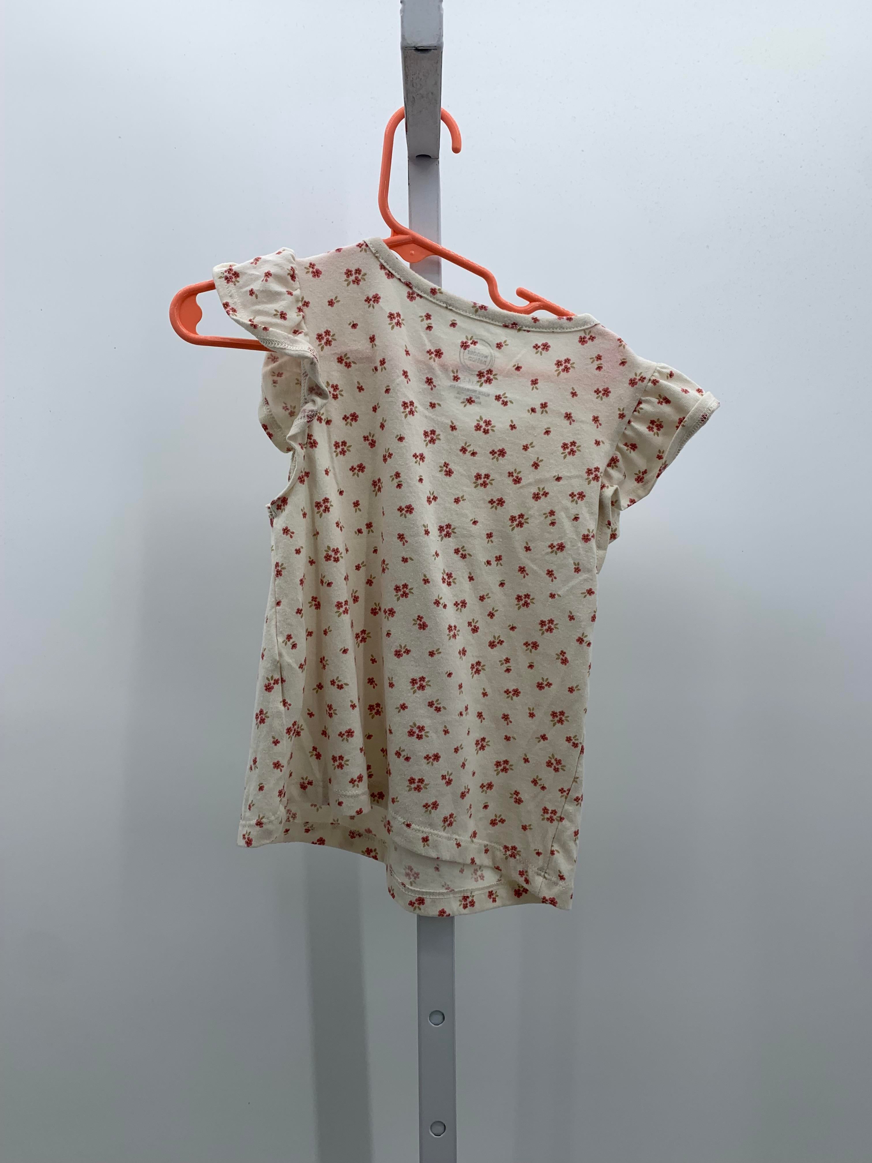 Wonder Nation Size 4-5 Girls Short Sleeve Shirt