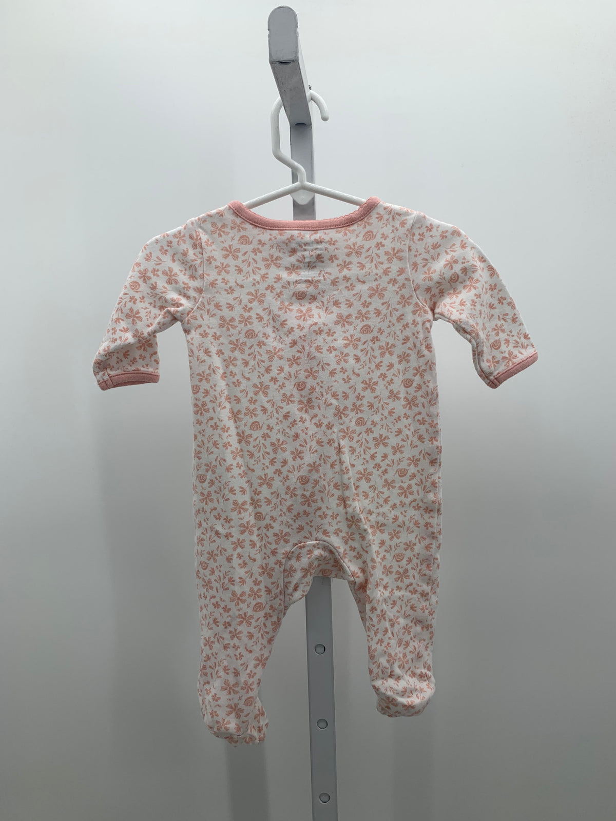 Carters Size 3-6 Months Girls Long Slv. Romper