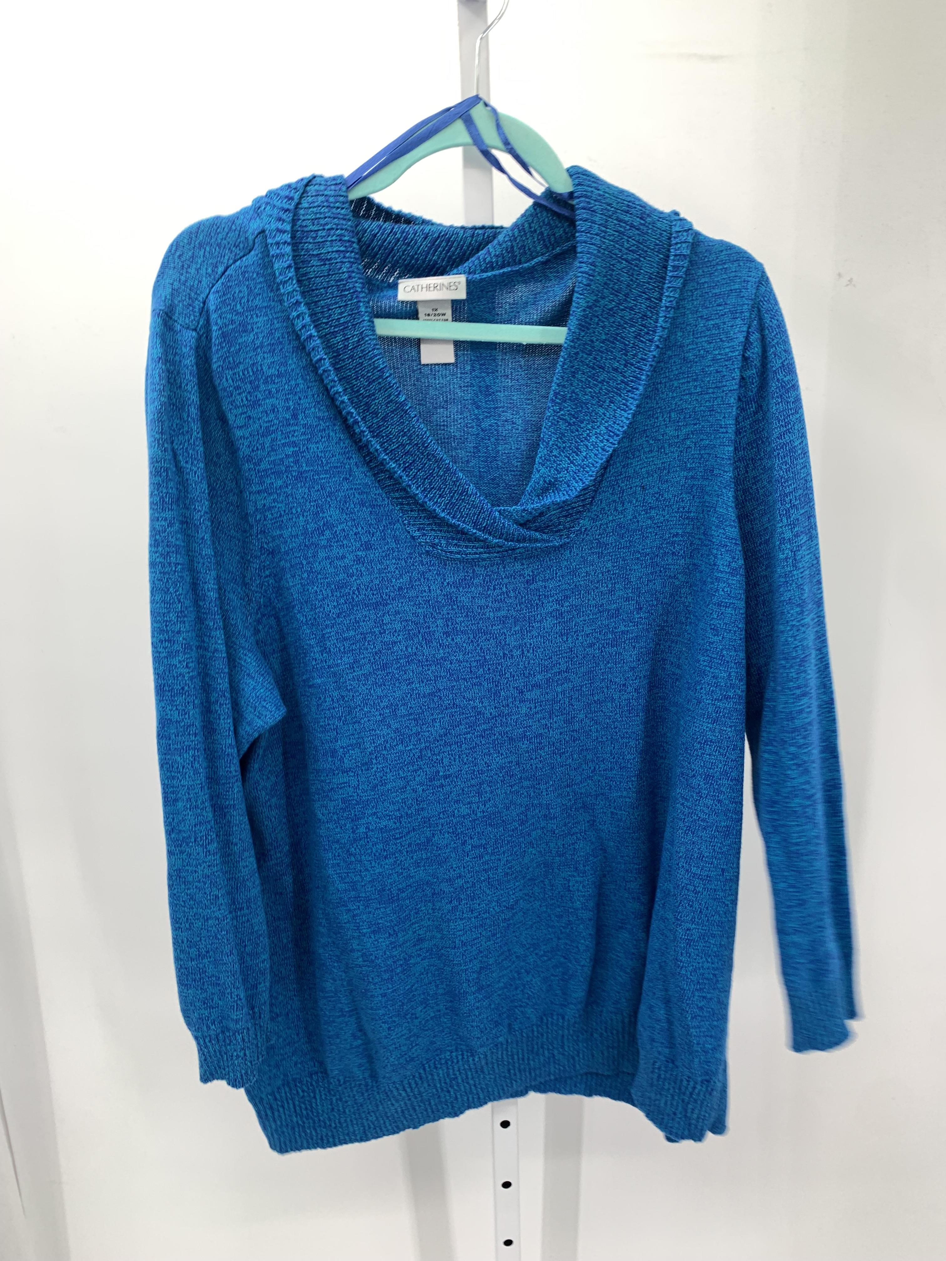 Catherine Size 1X Womens Long Slv Sweater