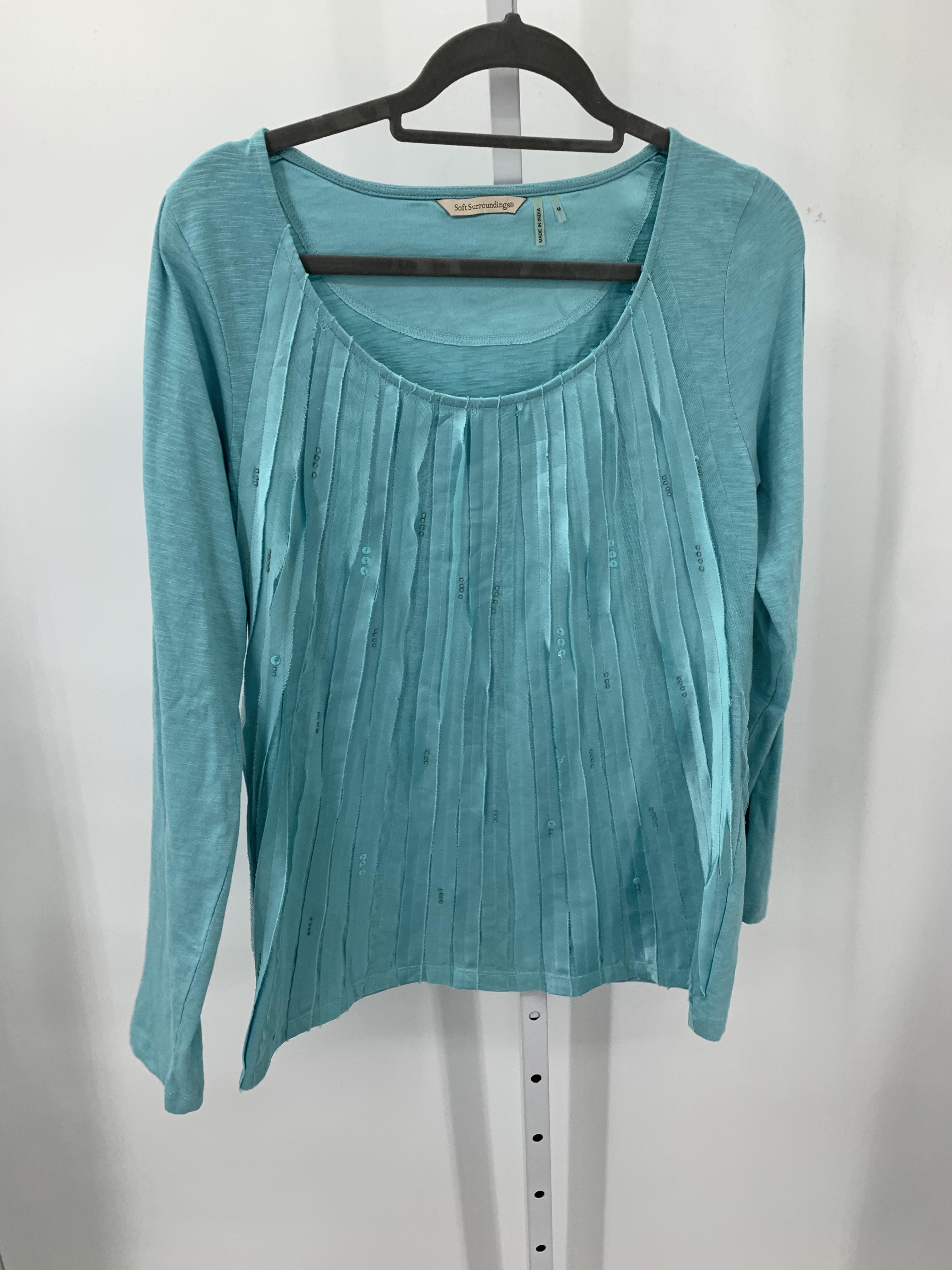 Soft Surroundings Size Medium Misses Long Sleeve Shirt