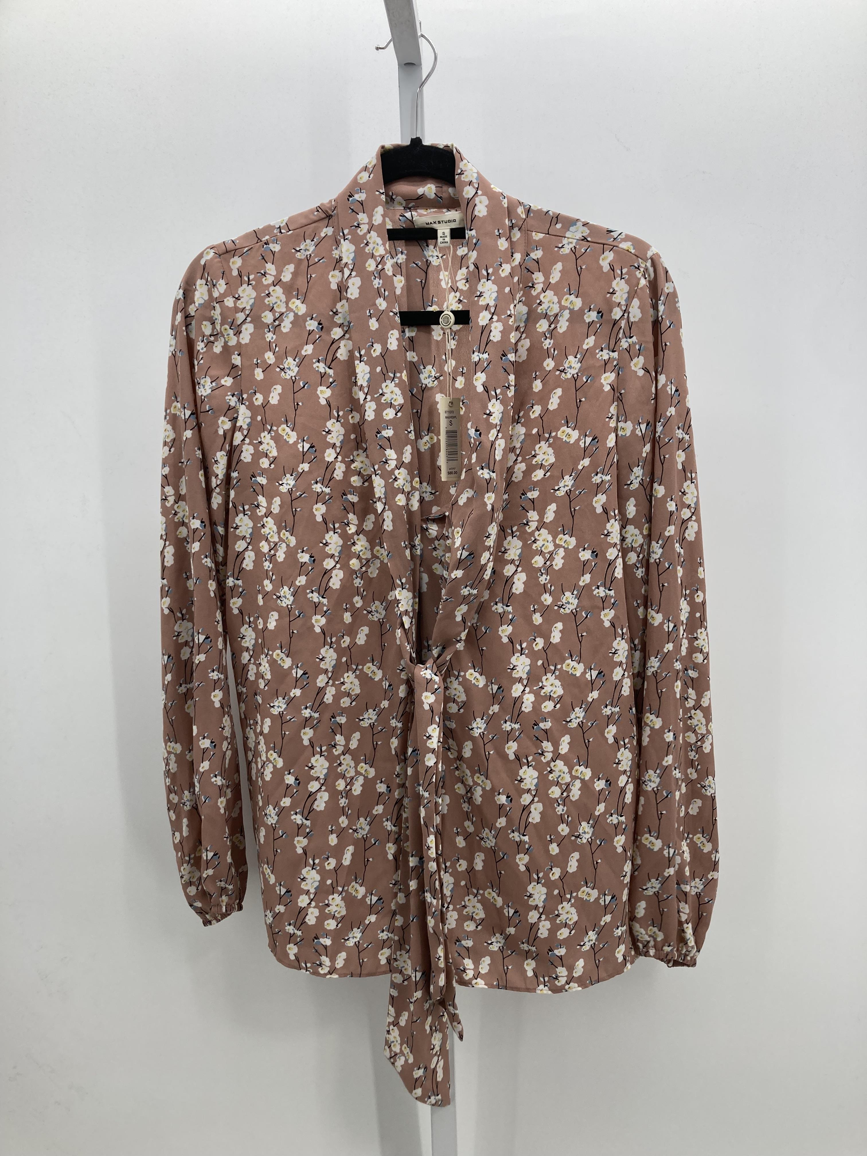 Max Studio Size Small Misses Long Sleeve Shirt