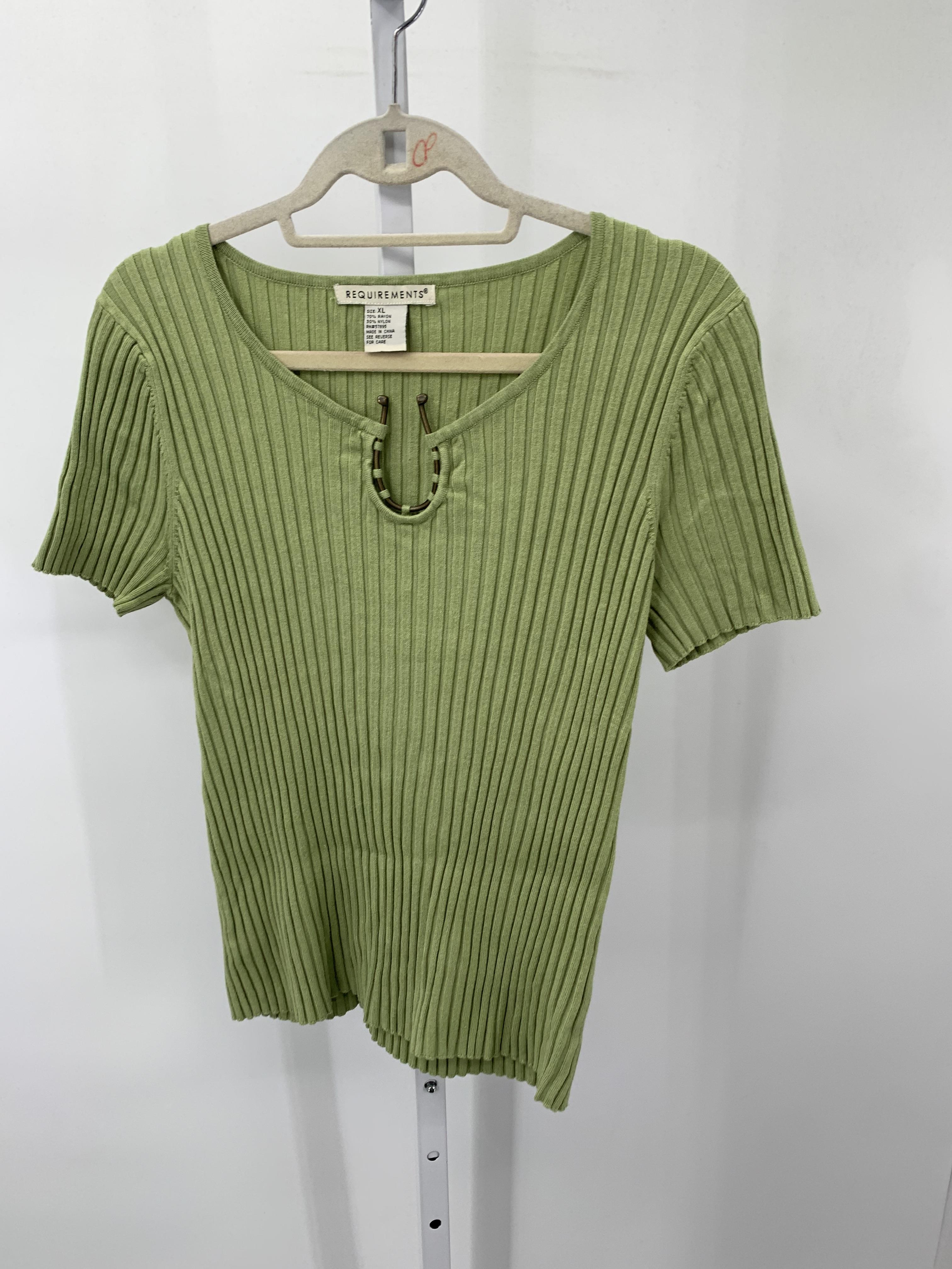 Requirements Size Extra Large Misses Short Sleeve Shirt