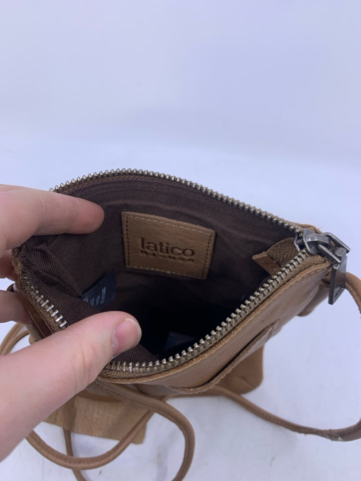 Latico Miller Leather Crossbody -Hazel